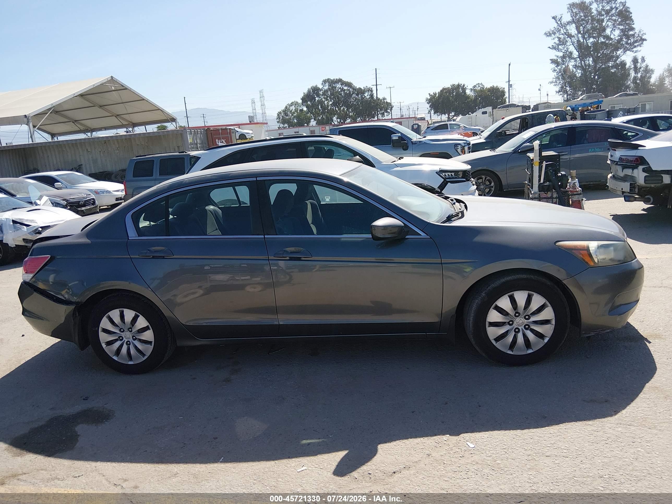 2010 Honda Accord 2.4 Lx Gray vin: 1HGCP2F39AA046607