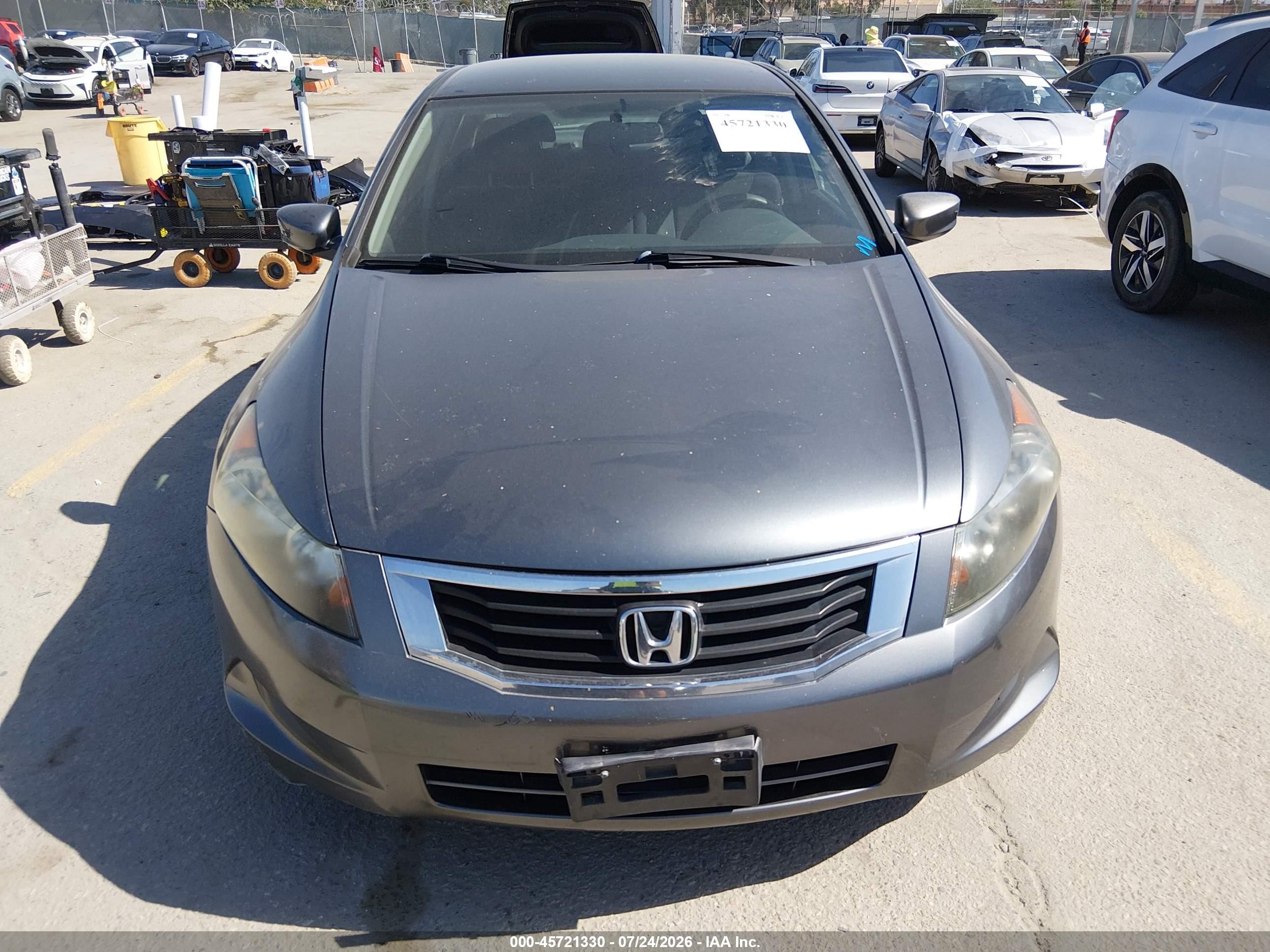 2010 Honda Accord 2.4 Lx Gray vin: 1HGCP2F39AA046607