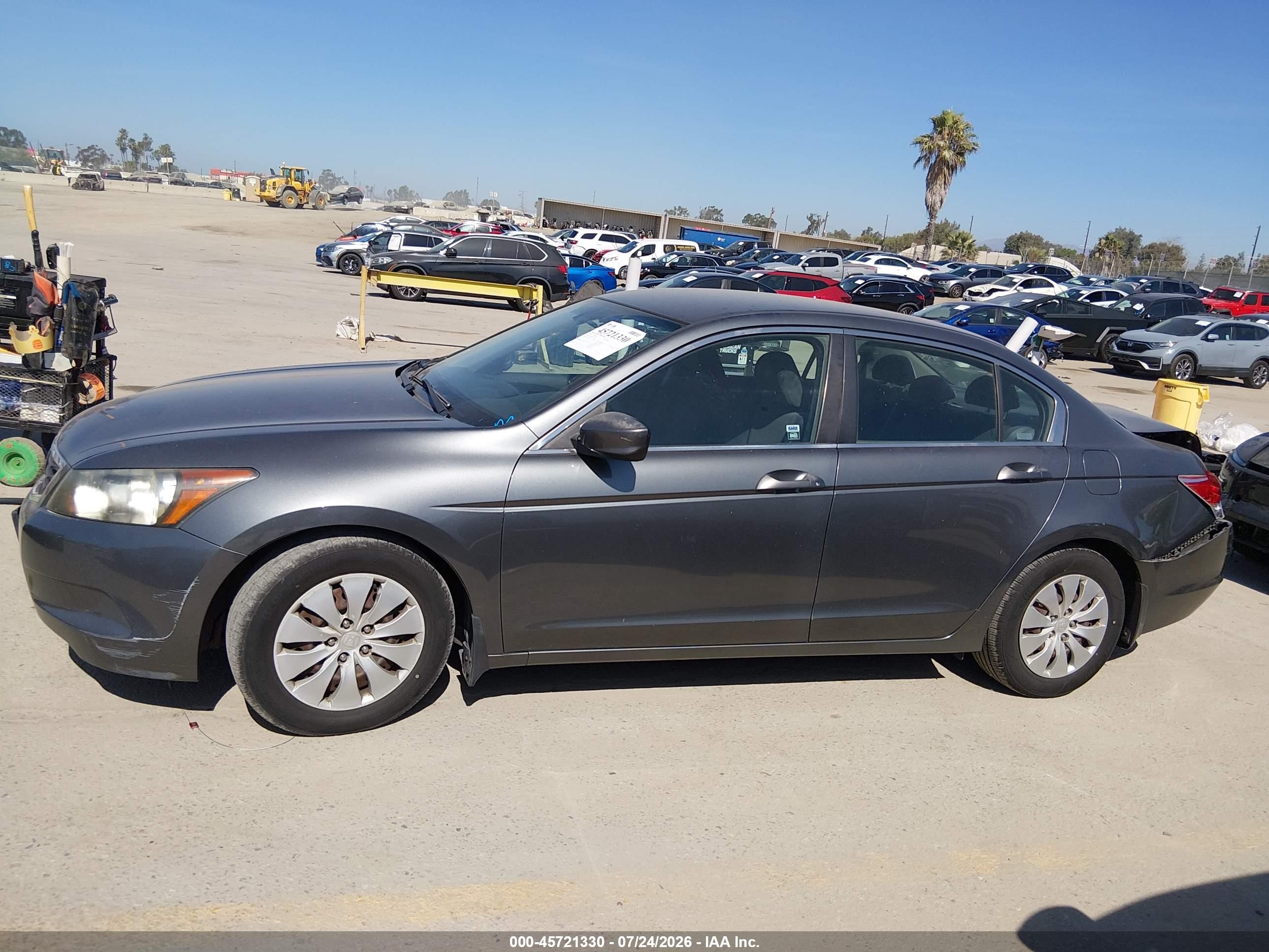 2010 Honda Accord 2.4 Lx Gray vin: 1HGCP2F39AA046607
