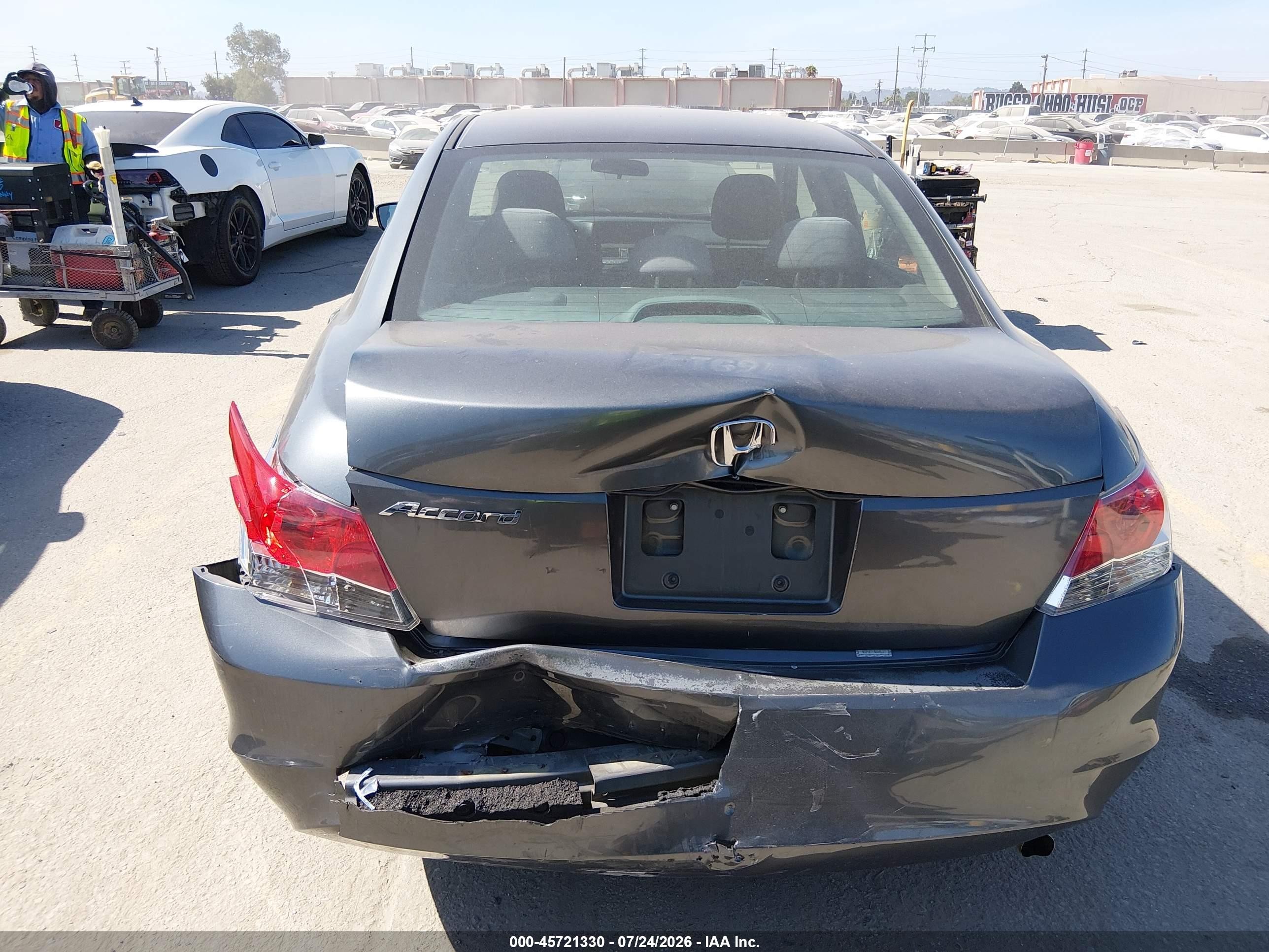 2010 Honda Accord 2.4 Lx Gray vin: 1HGCP2F39AA046607