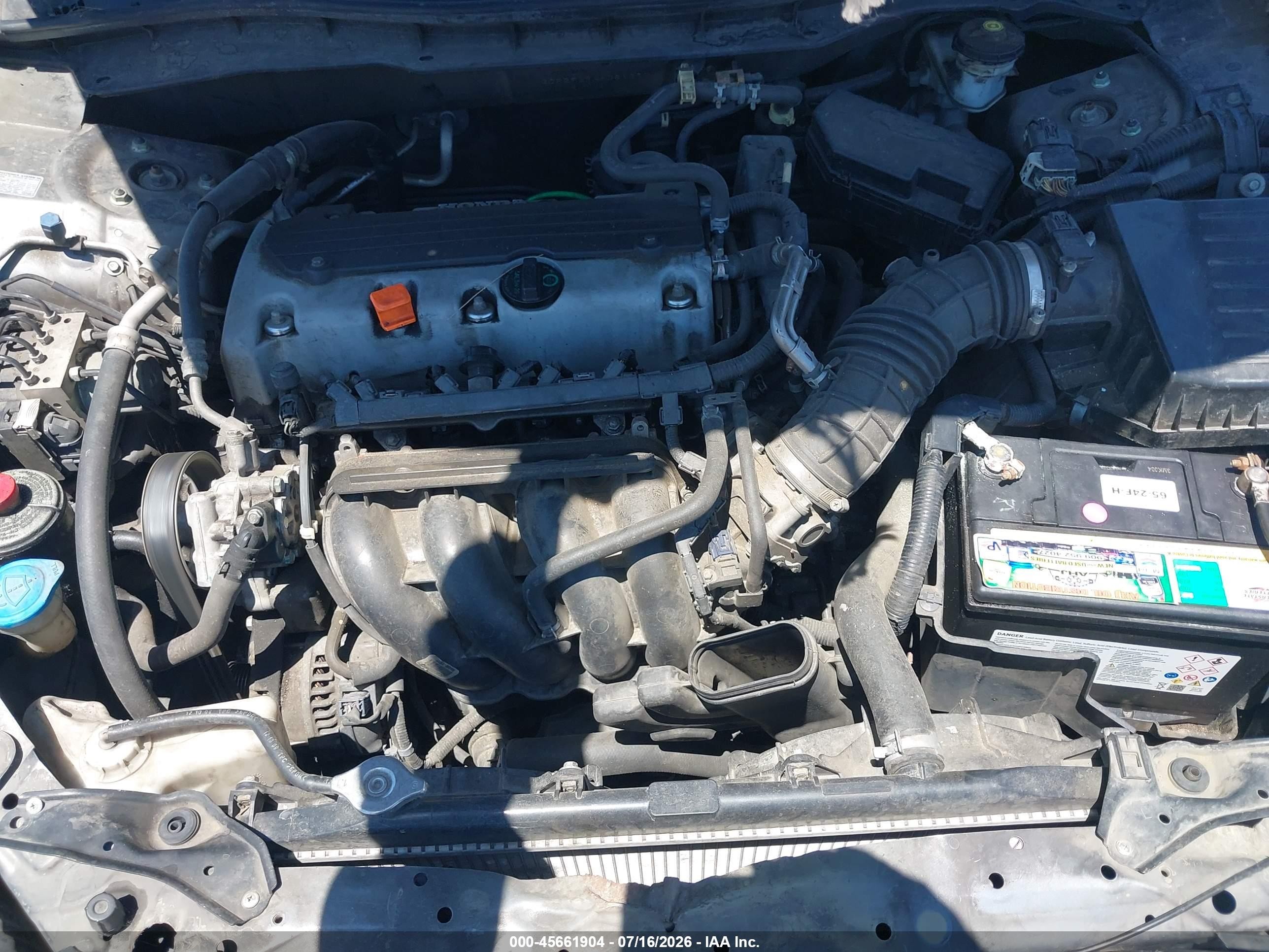 2010 Honda Accord 2.4 Lx Gray vin: 1HGCP2F39AA081390