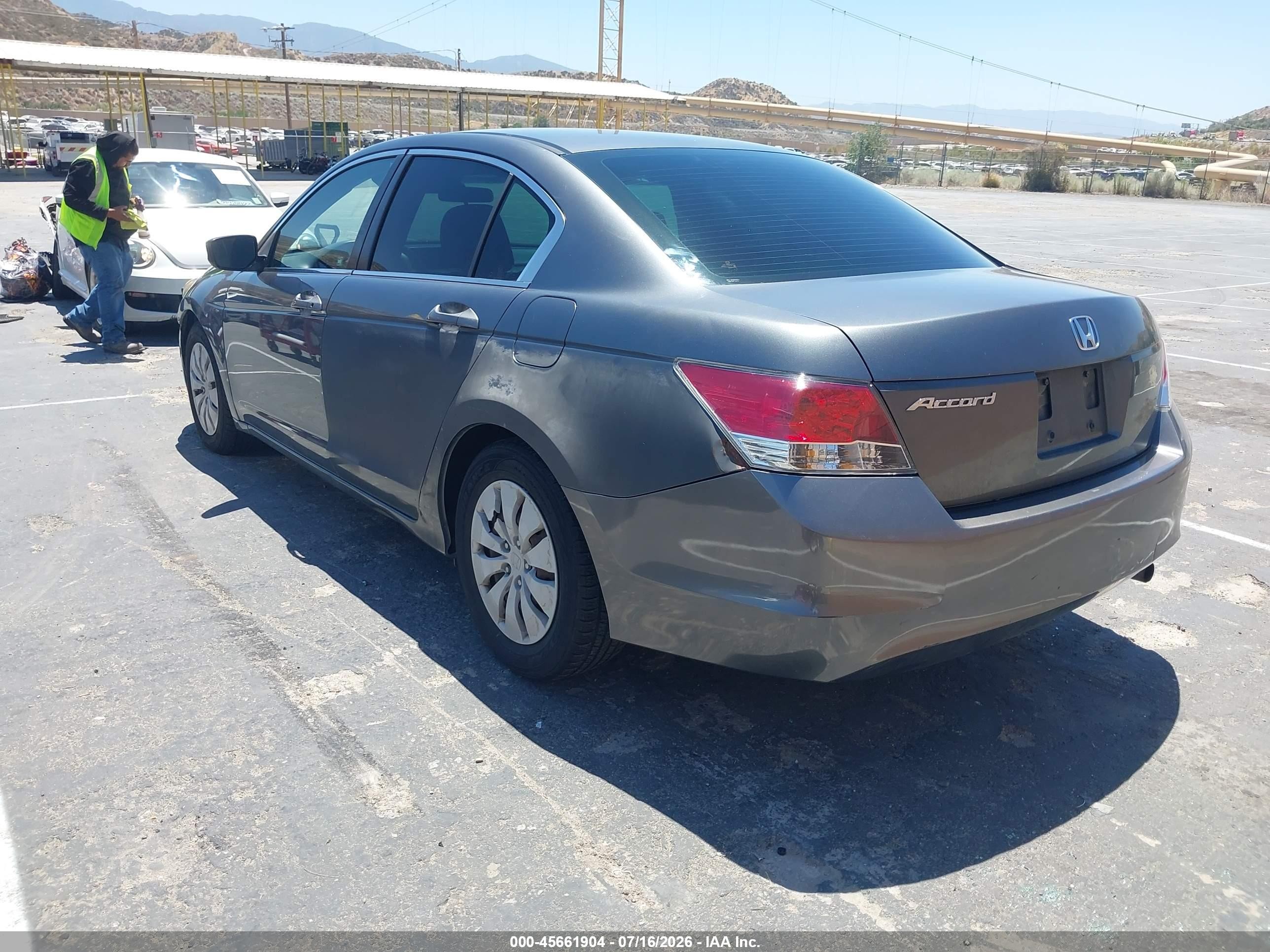 2010 Honda Accord 2.4 Lx Gray vin: 1HGCP2F39AA081390