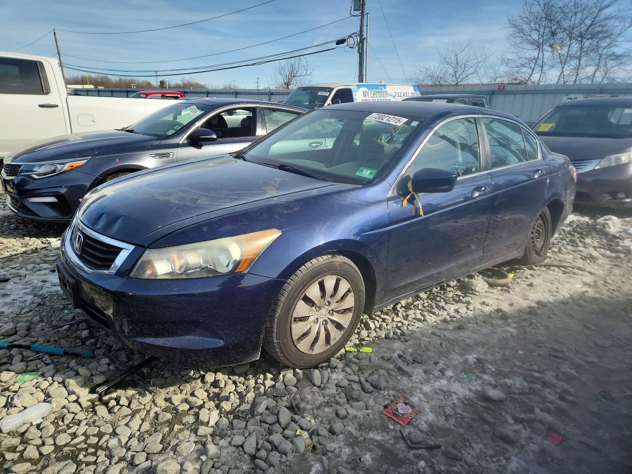 2010 Honda Accord Lx Blue vin: 1HGCP2F39AA082538