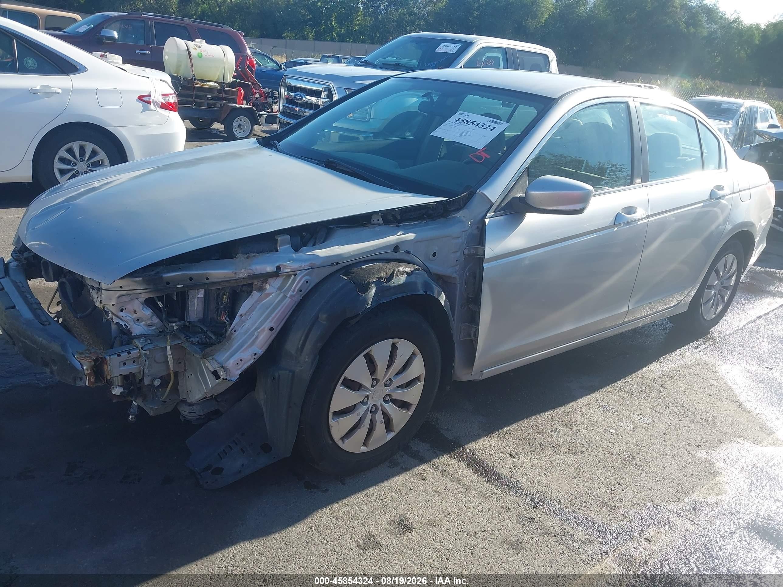 2010 Honda Accord 2.4 Lx Silver vin: 1HGCP2F39AA091501