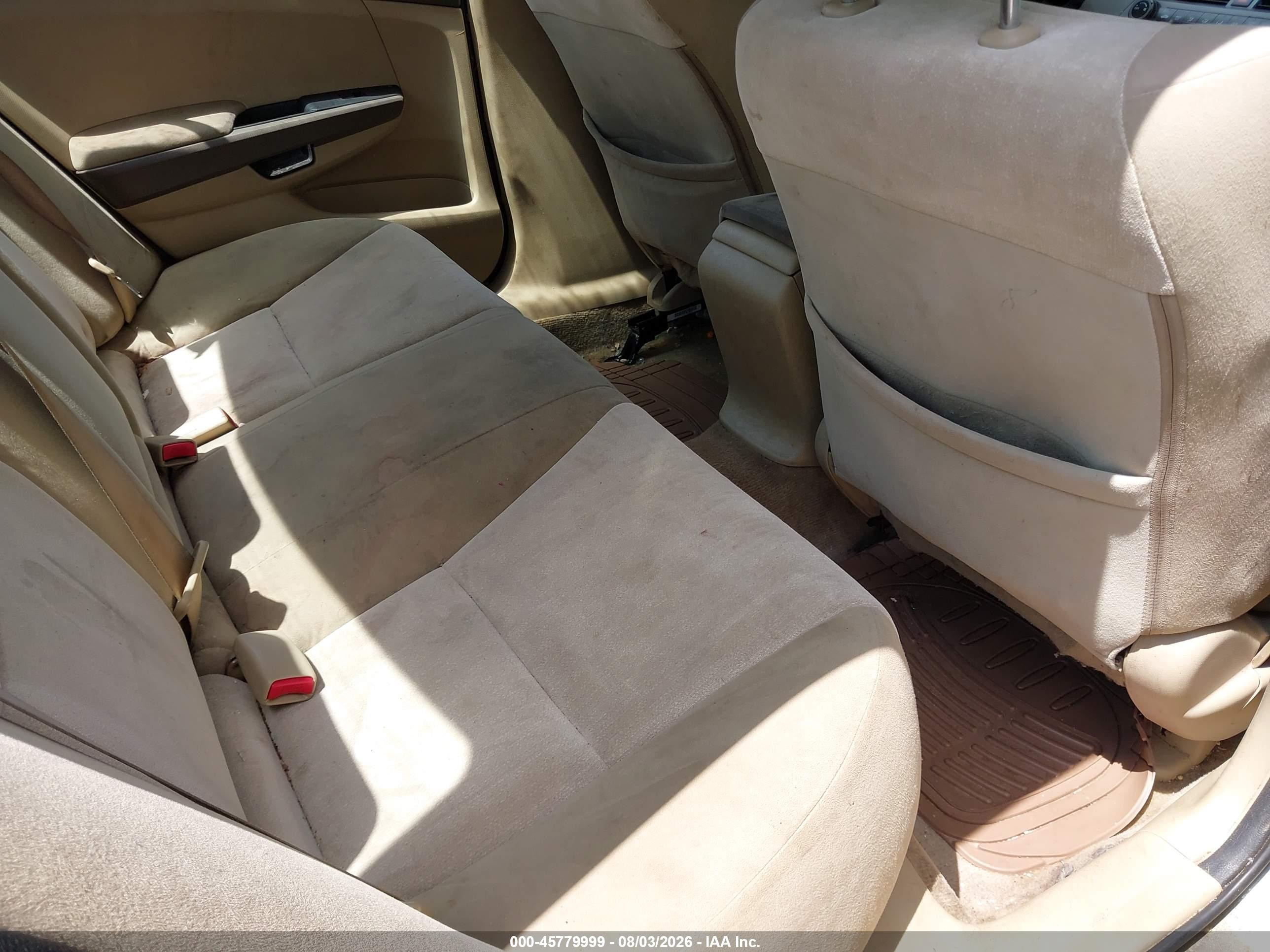 2010 Honda Accord 2.4 Lx Gold vin: 1HGCP2F39AA100262