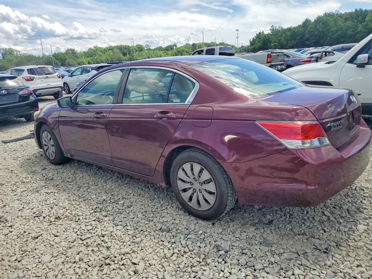 2010 Honda Accord Lx Maroon vin: 1HGCP2F39AA102884