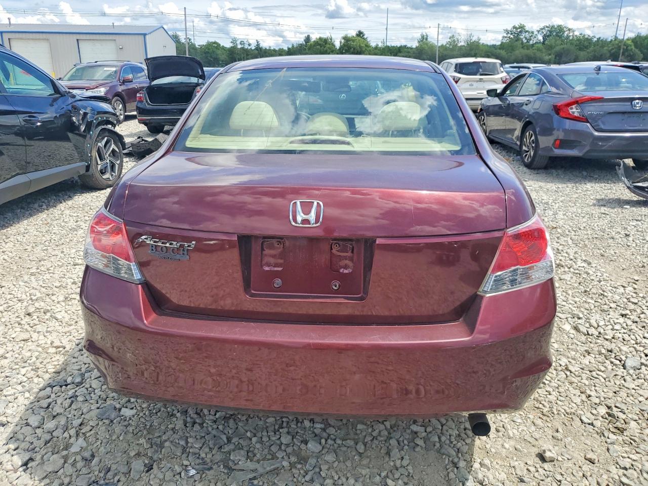 2010 Honda Accord Lx Maroon vin: 1HGCP2F39AA102884