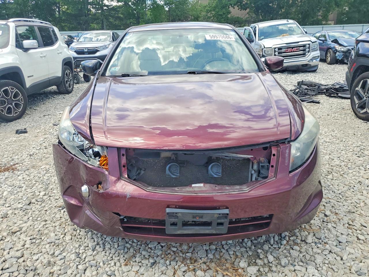 2010 Honda Accord Lx Maroon vin: 1HGCP2F39AA102884
