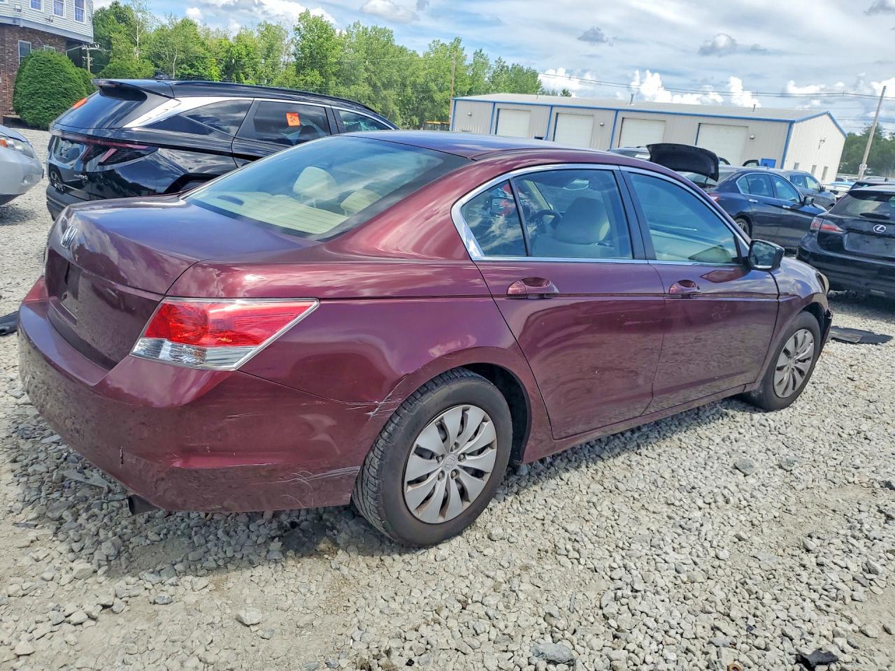 2010 Honda Accord Lx Maroon vin: 1HGCP2F39AA102884