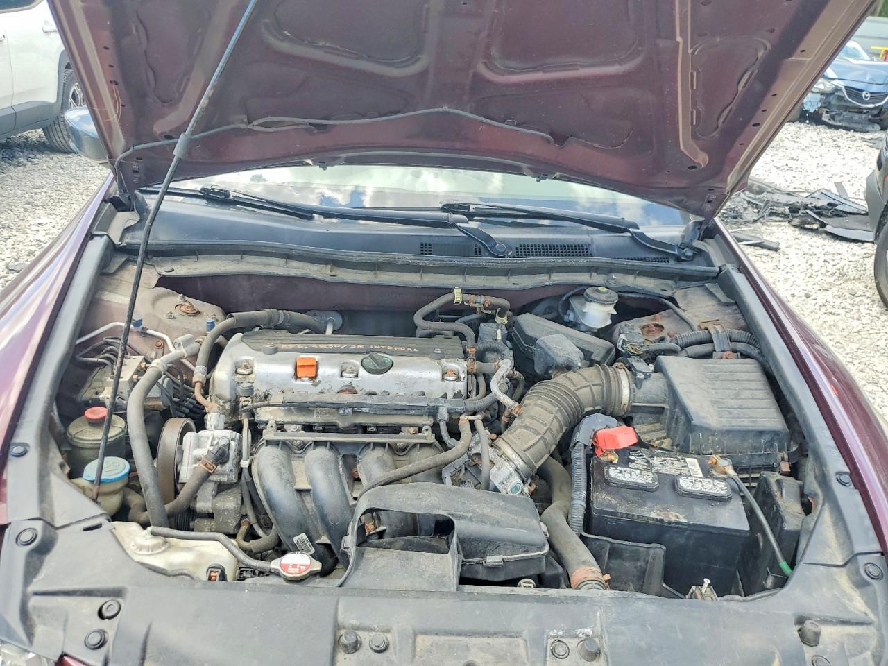 2010 Honda Accord Lx Maroon vin: 1HGCP2F39AA102884