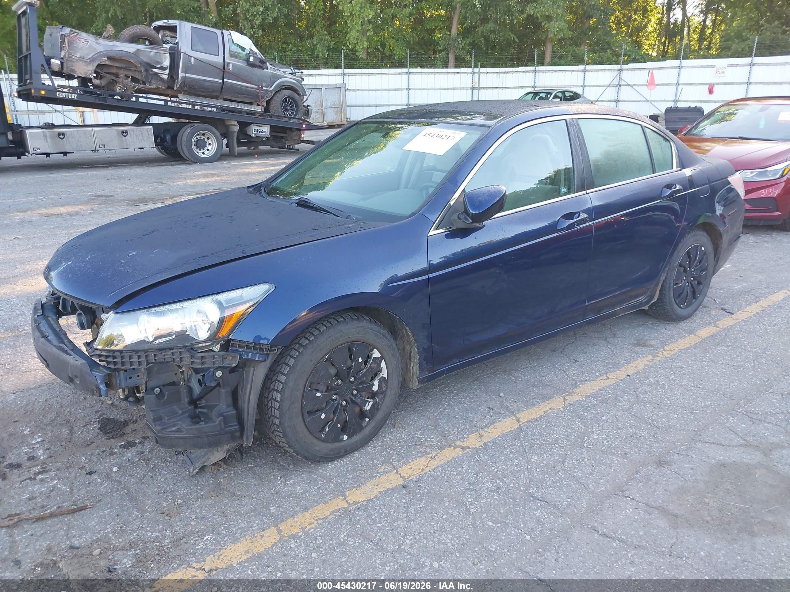 2010 Honda Accord 2.4 Lx Navy vin: 1HGCP2F39AA130877
