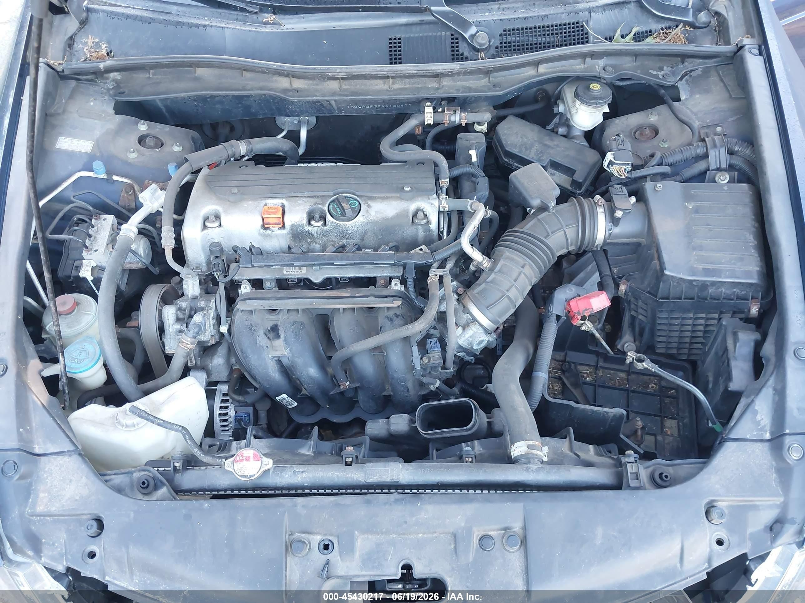 2010 Honda Accord 2.4 Lx Navy vin: 1HGCP2F39AA130877
