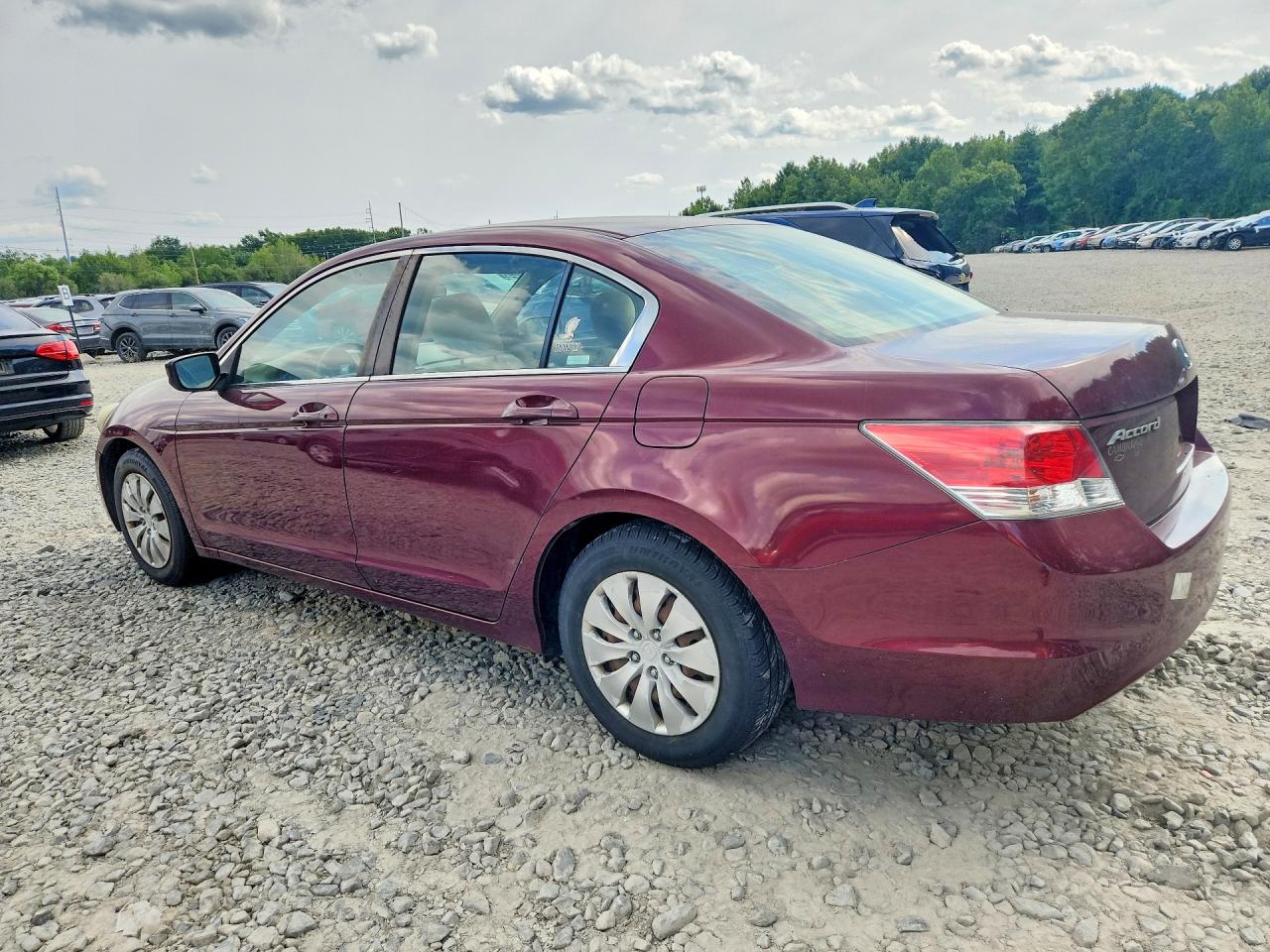 2010 Honda Accord Lx Maroon vin: 1HGCP2F39AA137747
