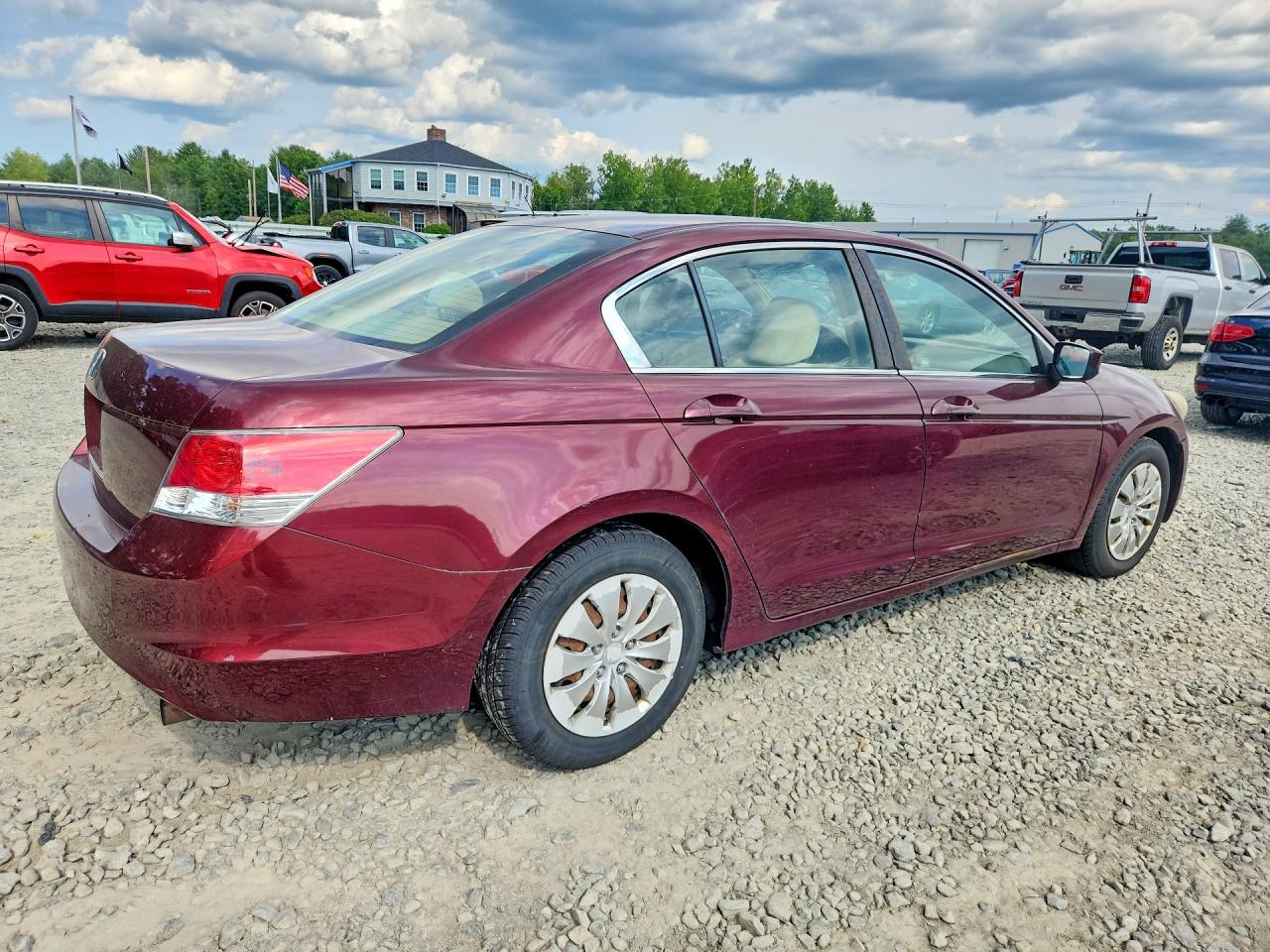 2010 Honda Accord Lx Maroon vin: 1HGCP2F39AA137747