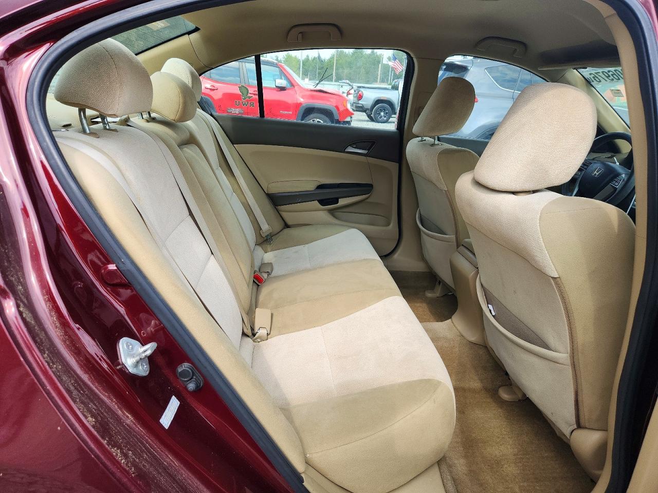 2010 Honda Accord Lx Maroon vin: 1HGCP2F39AA137747