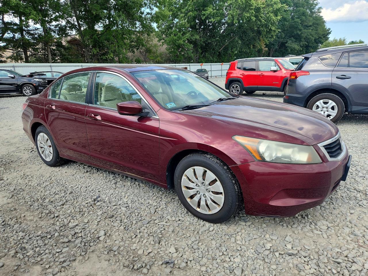 2010 Honda Accord Lx Maroon vin: 1HGCP2F39AA137747