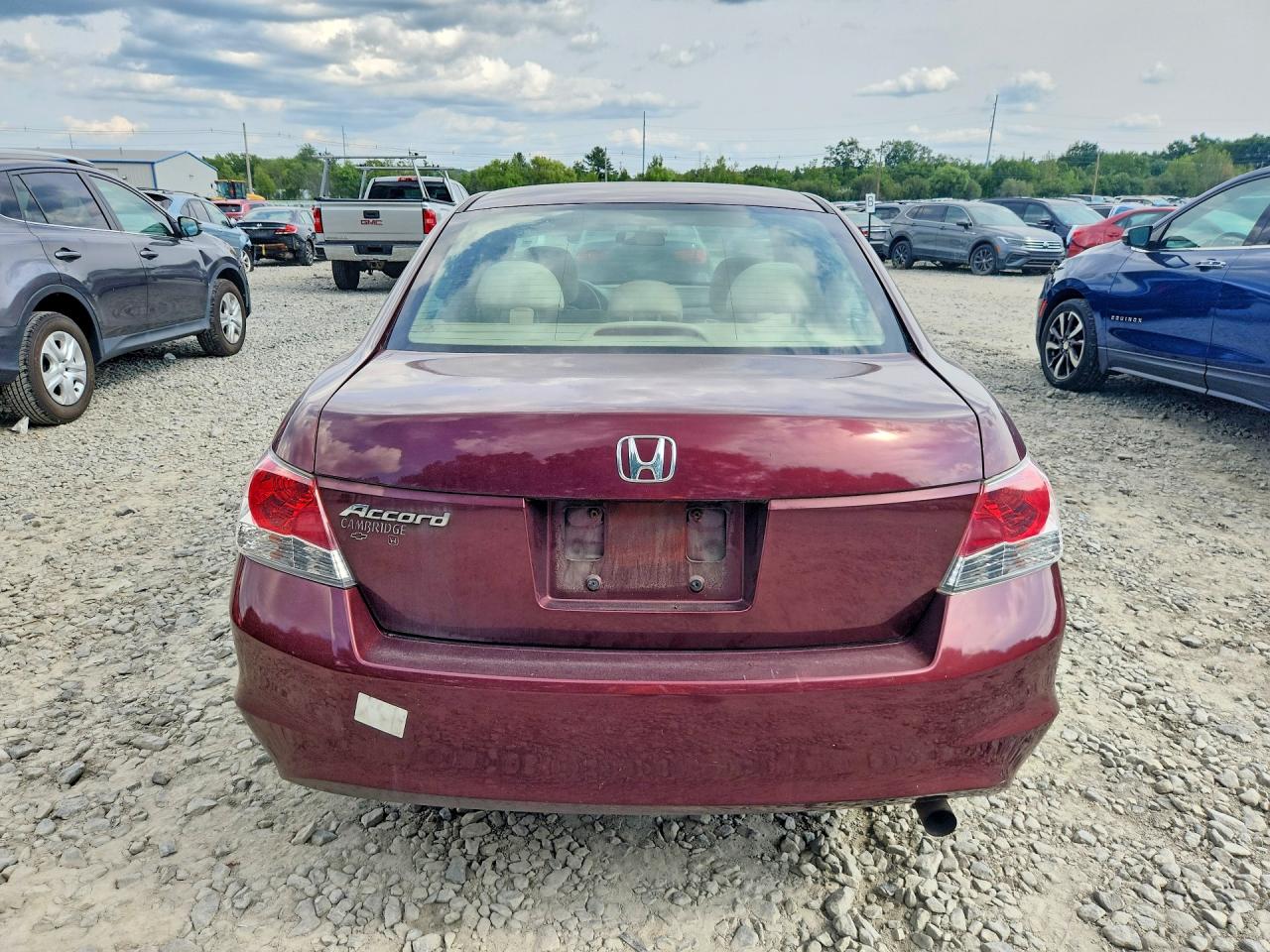 2010 Honda Accord Lx Maroon vin: 1HGCP2F39AA137747