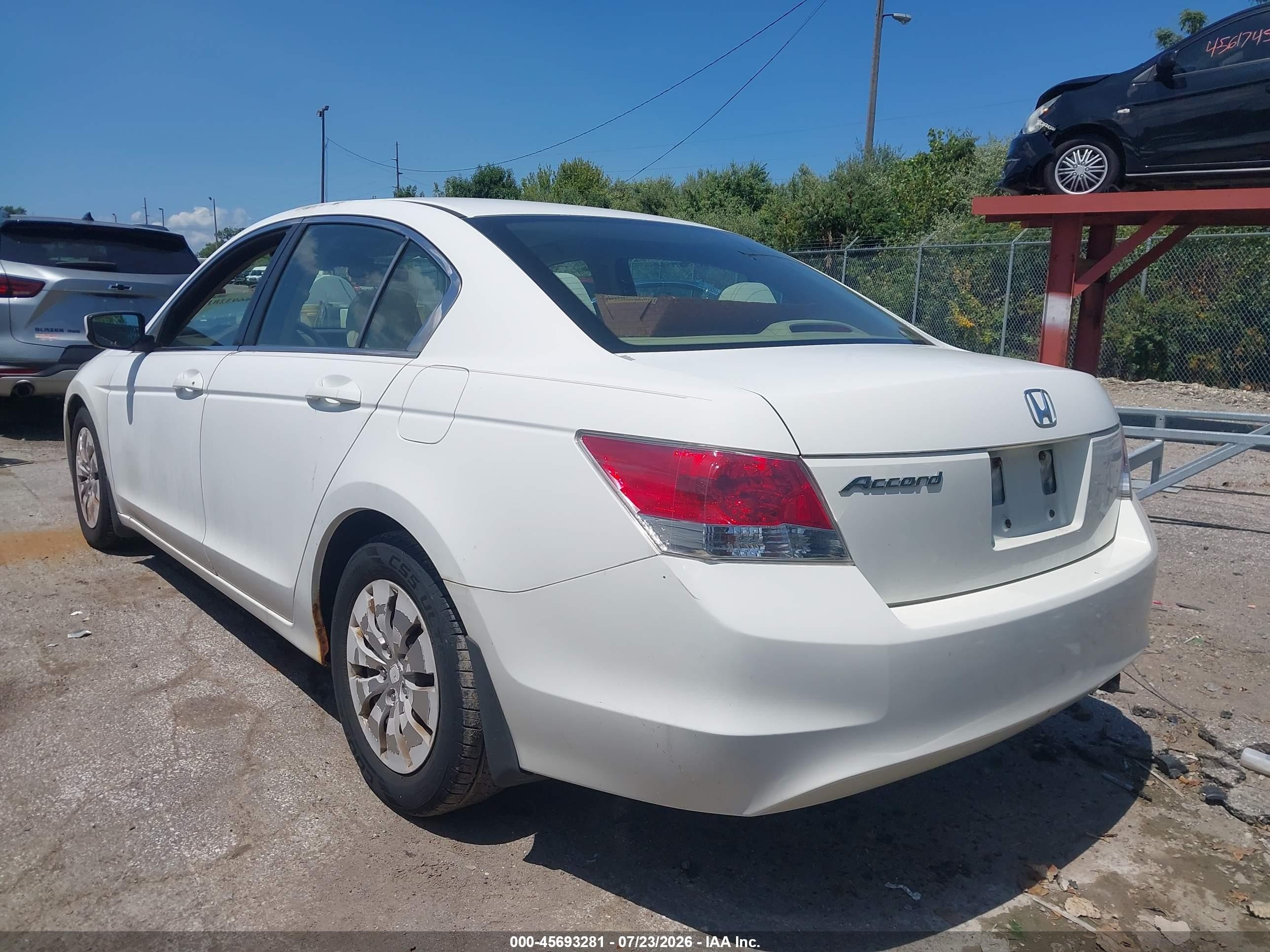 2010 Honda Accord 2.4 Lx Белый vin: 1HGCP2F39AA141720
