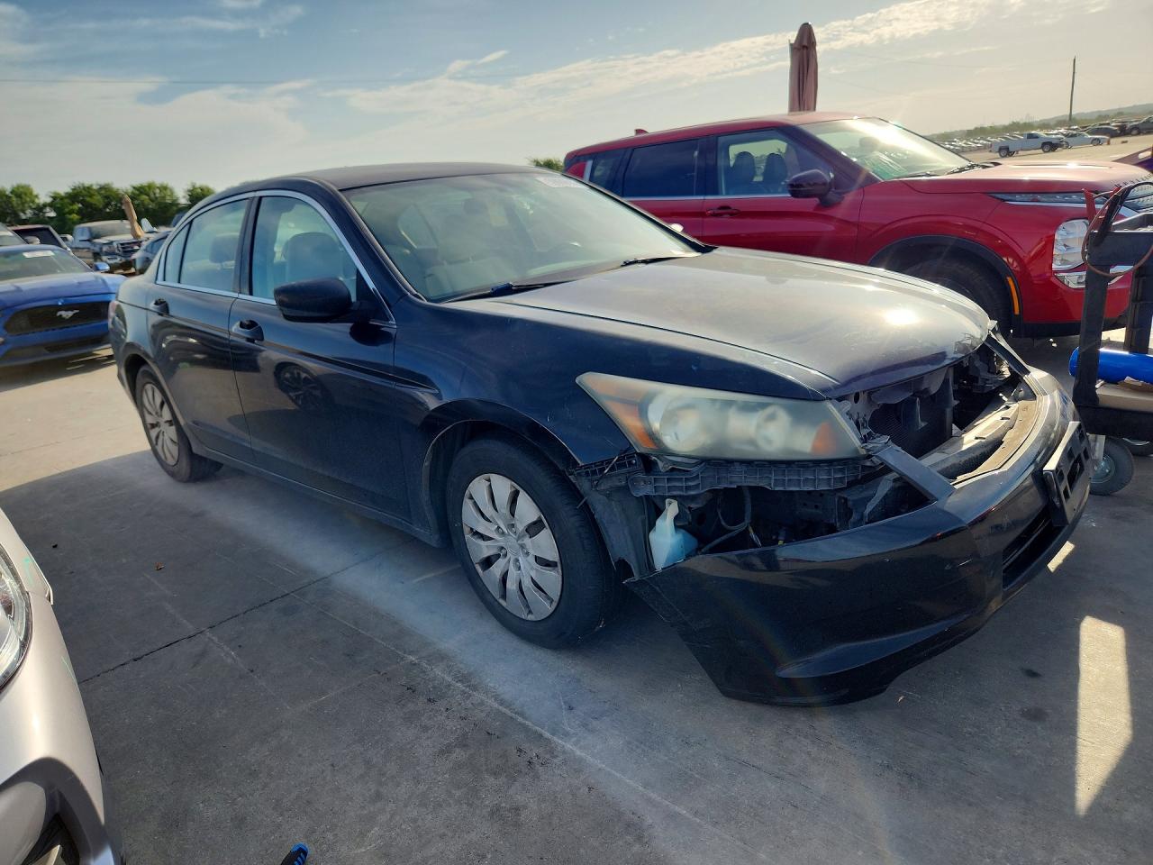 2010 Honda Accord Lx Black vin: 1HGCP2F39AA143807