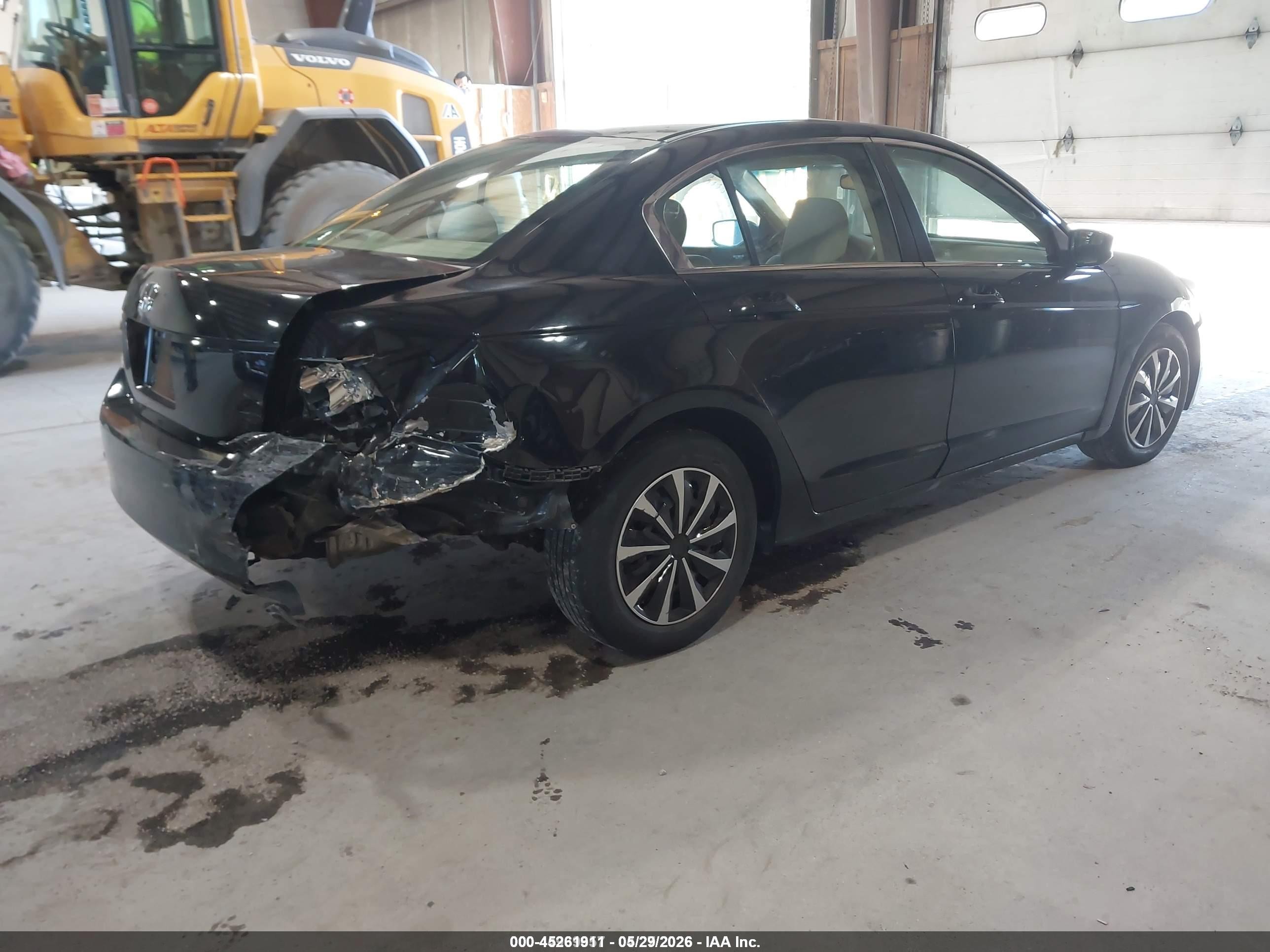 2010 Honda Accord 2.4 Lx Черный vin: 1HGCP2F39AA177357
