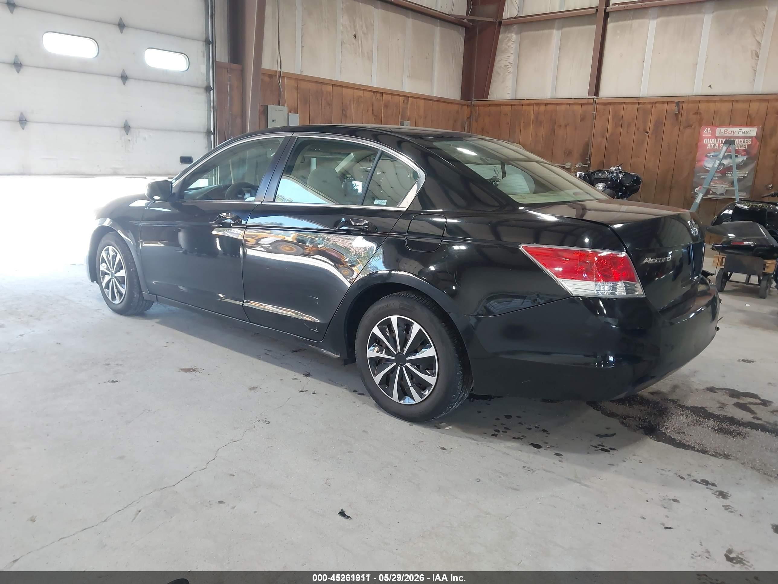 2010 Honda Accord 2.4 Lx Черный vin: 1HGCP2F39AA177357