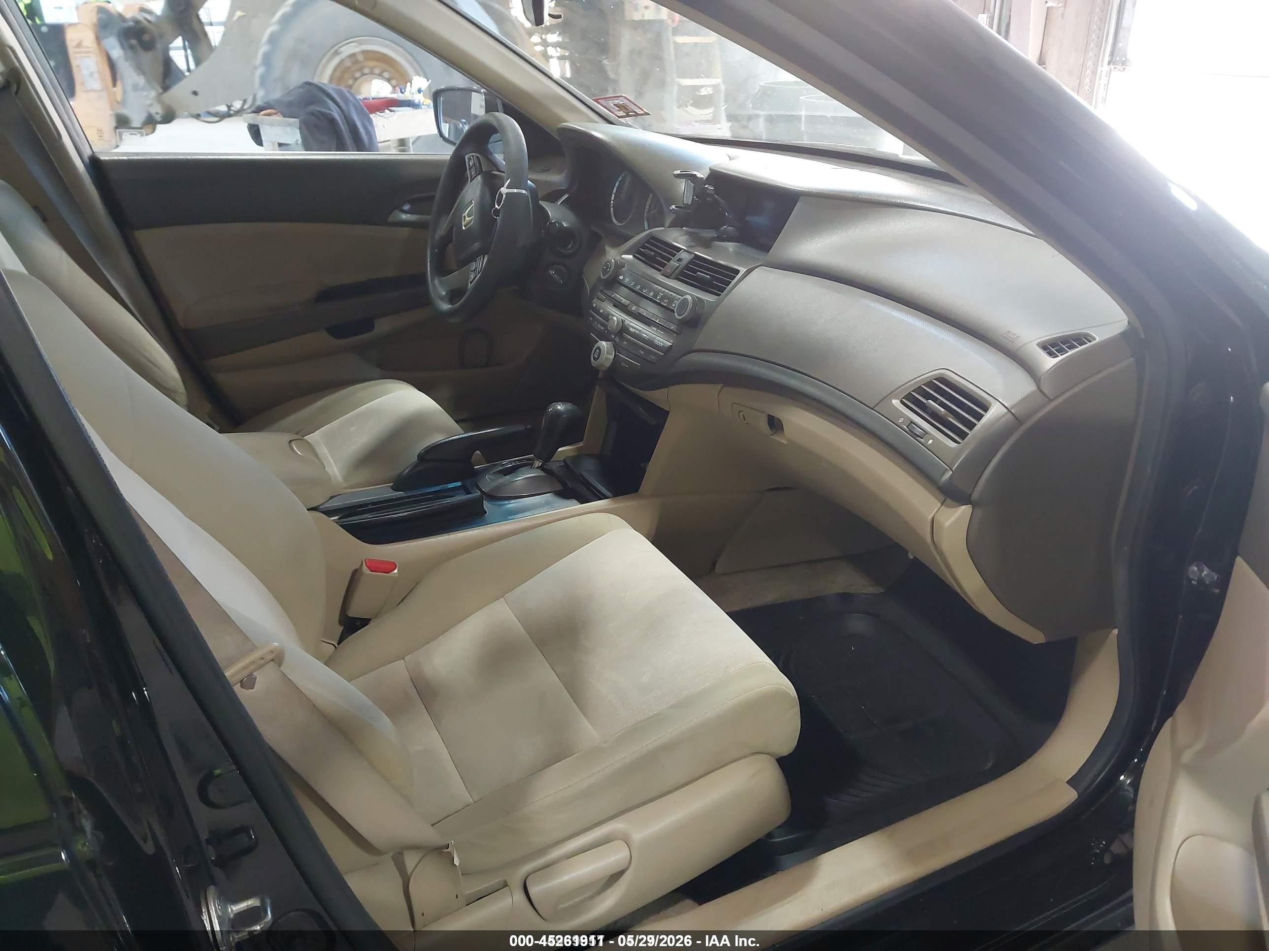2010 Honda Accord 2.4 Lx Черный vin: 1HGCP2F39AA177357