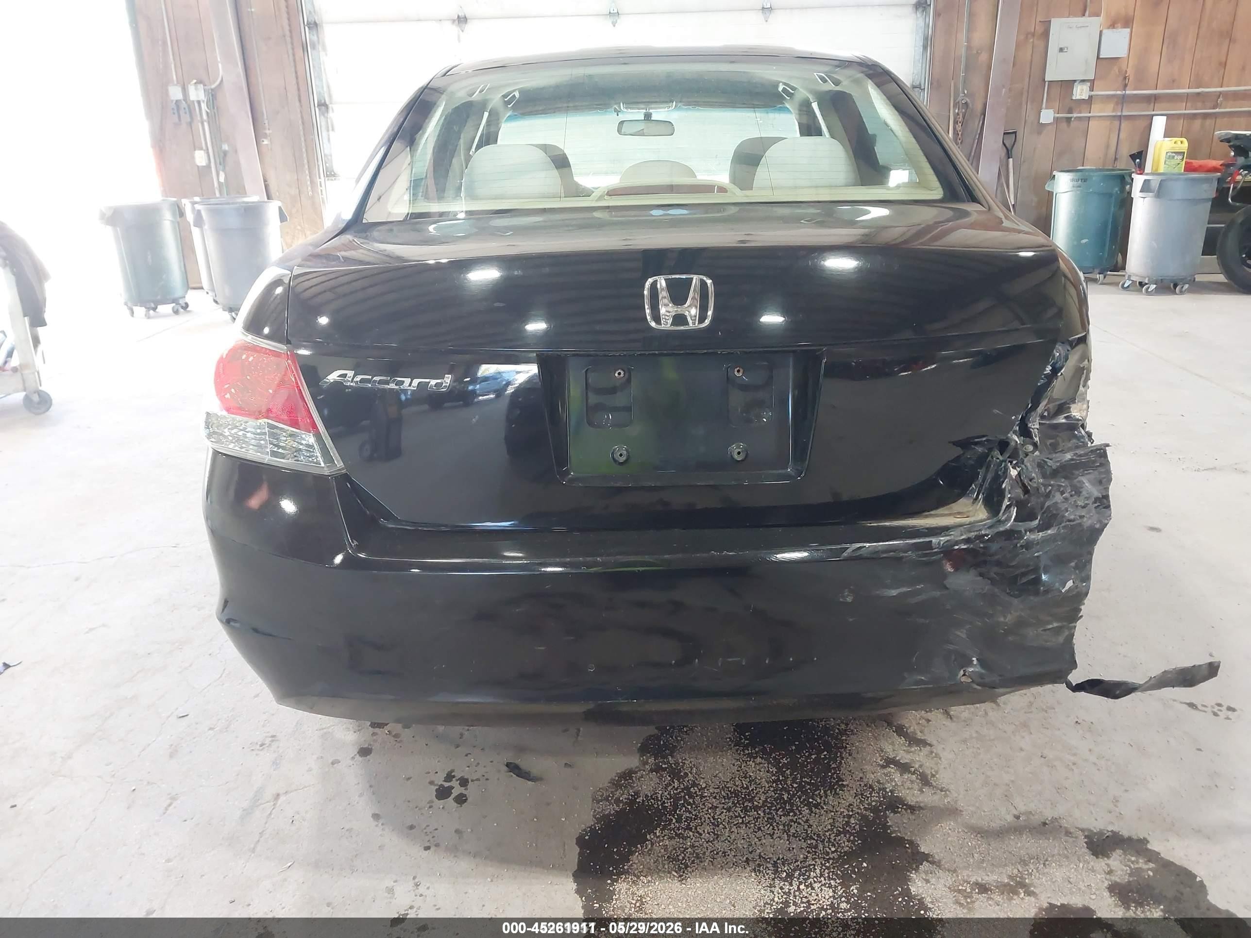 2010 Honda Accord 2.4 Lx Черный vin: 1HGCP2F39AA177357