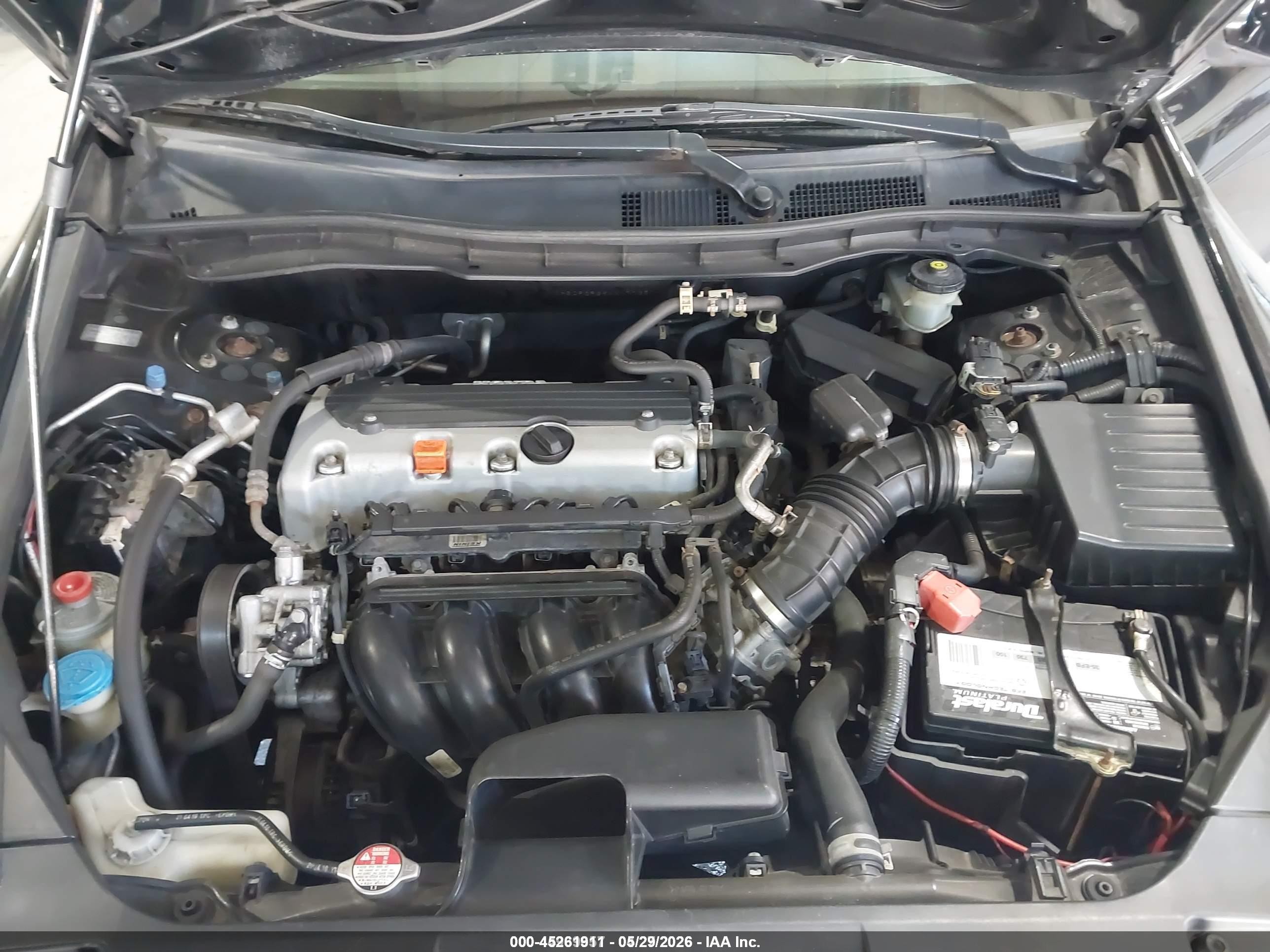 2010 Honda Accord 2.4 Lx Черный vin: 1HGCP2F39AA177357