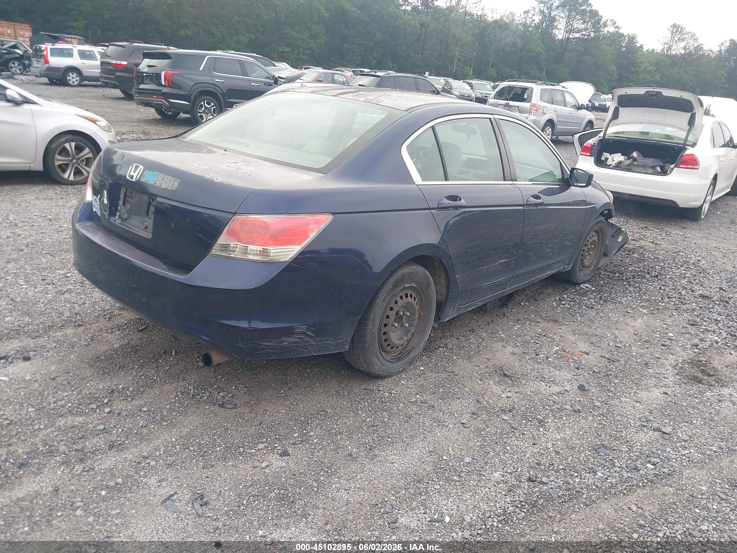 2010 Honda Accord 2.4 Lx Dark Blue vin: 1HGCP2F39AA180954