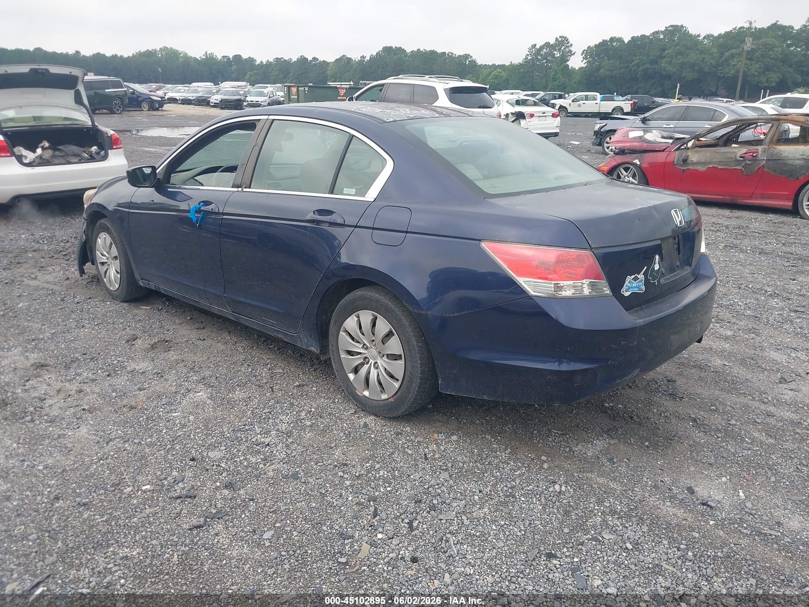 2010 Honda Accord 2.4 Lx Dark Blue vin: 1HGCP2F39AA180954