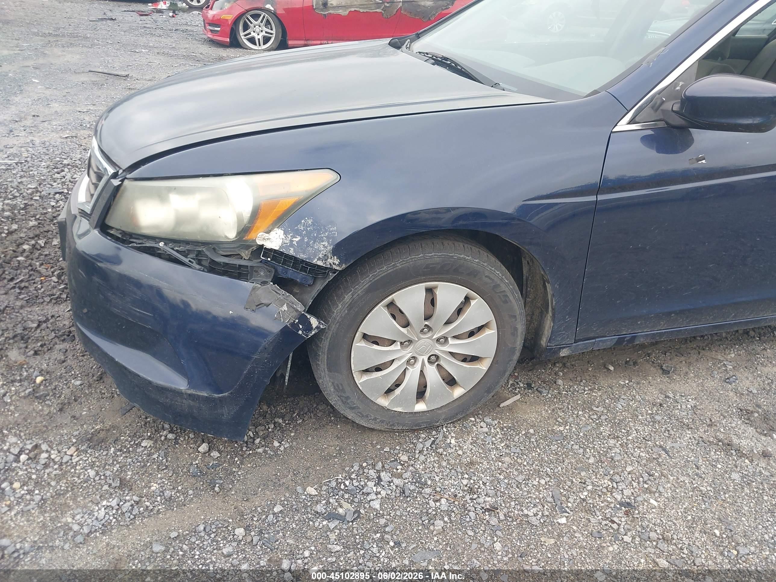 2010 Honda Accord 2.4 Lx Dark Blue vin: 1HGCP2F39AA180954