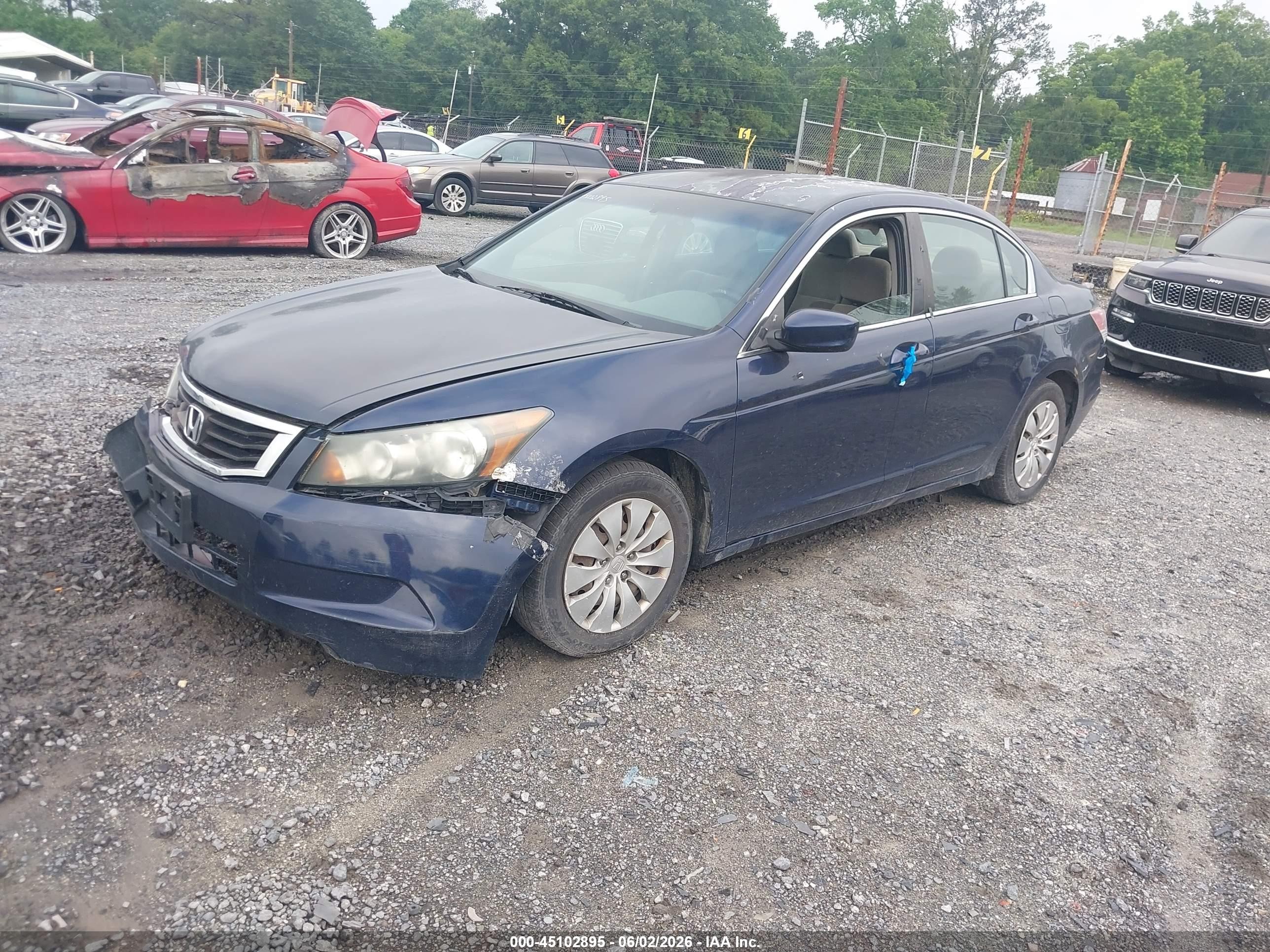 2010 Honda Accord 2.4 Lx Dark Blue vin: 1HGCP2F39AA180954