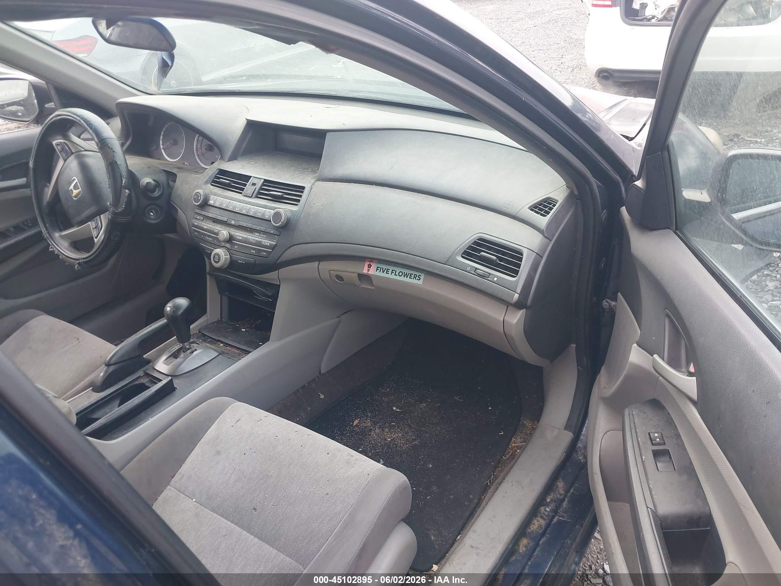 2010 Honda Accord 2.4 Lx Dark Blue vin: 1HGCP2F39AA180954