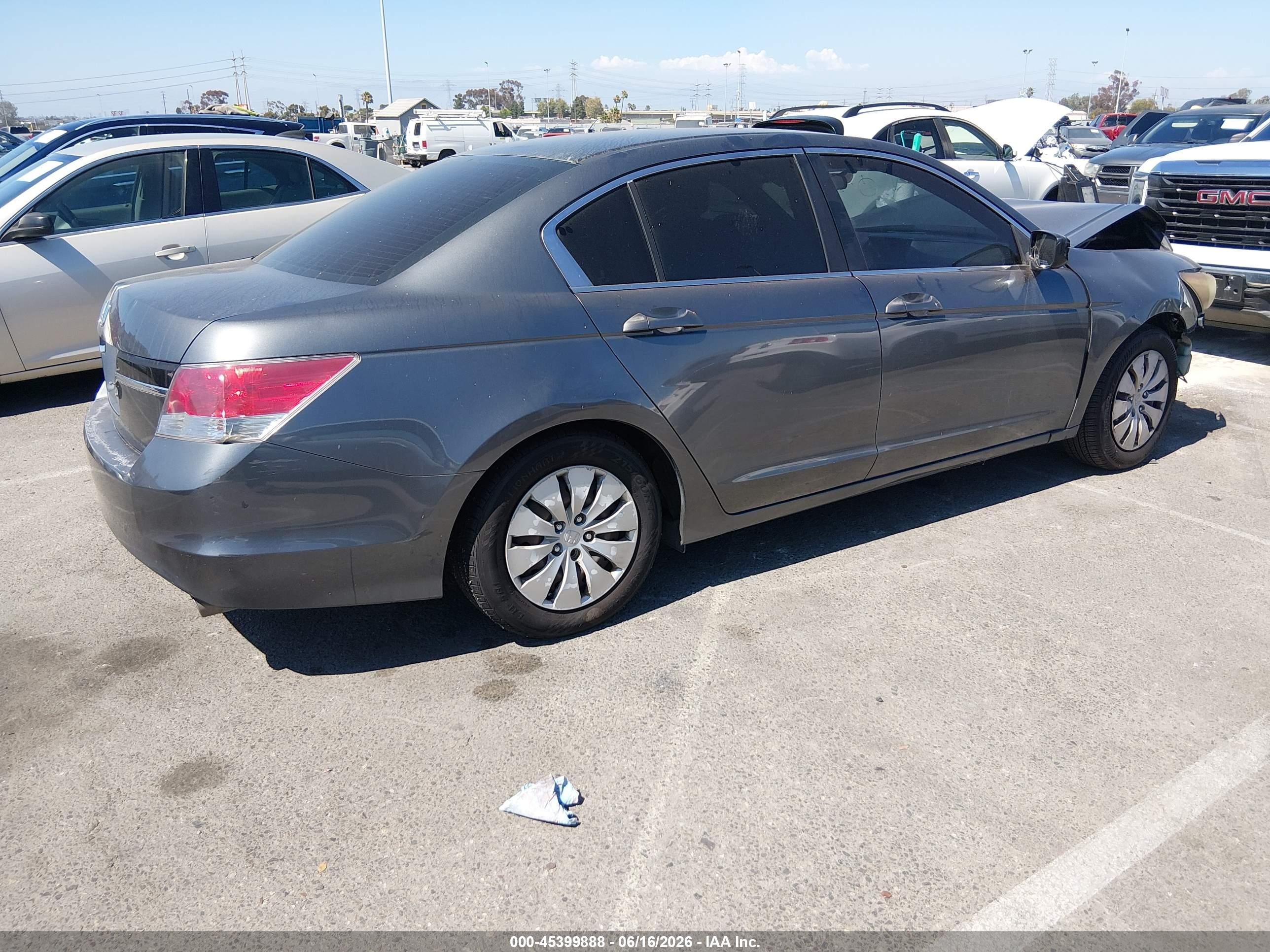 2011 Honda Accord 2.4 Lx Gray vin: 1HGCP2F39BA013320