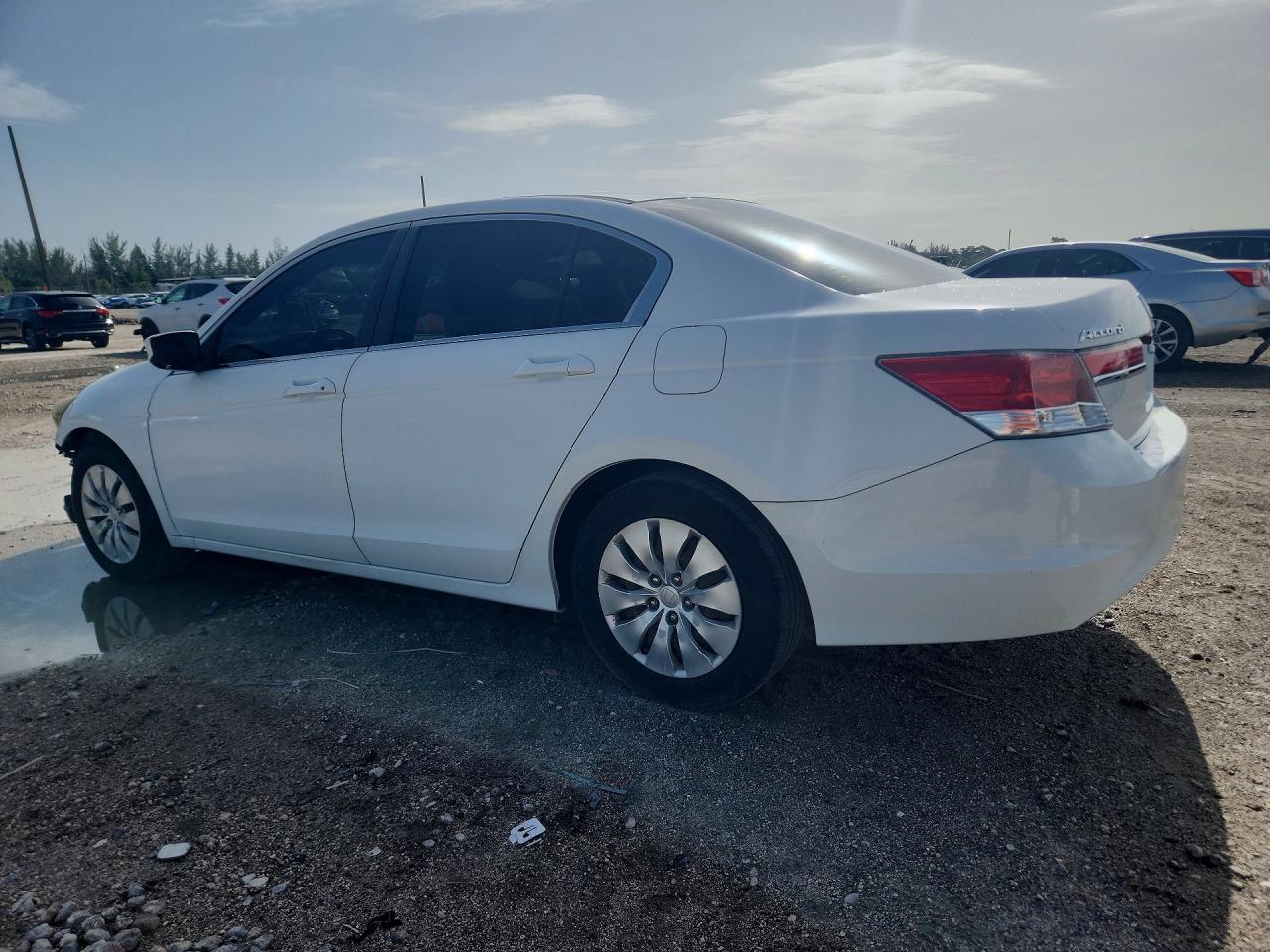 2011 Honda Accord Lx White vin: 1HGCP2F39BA014872