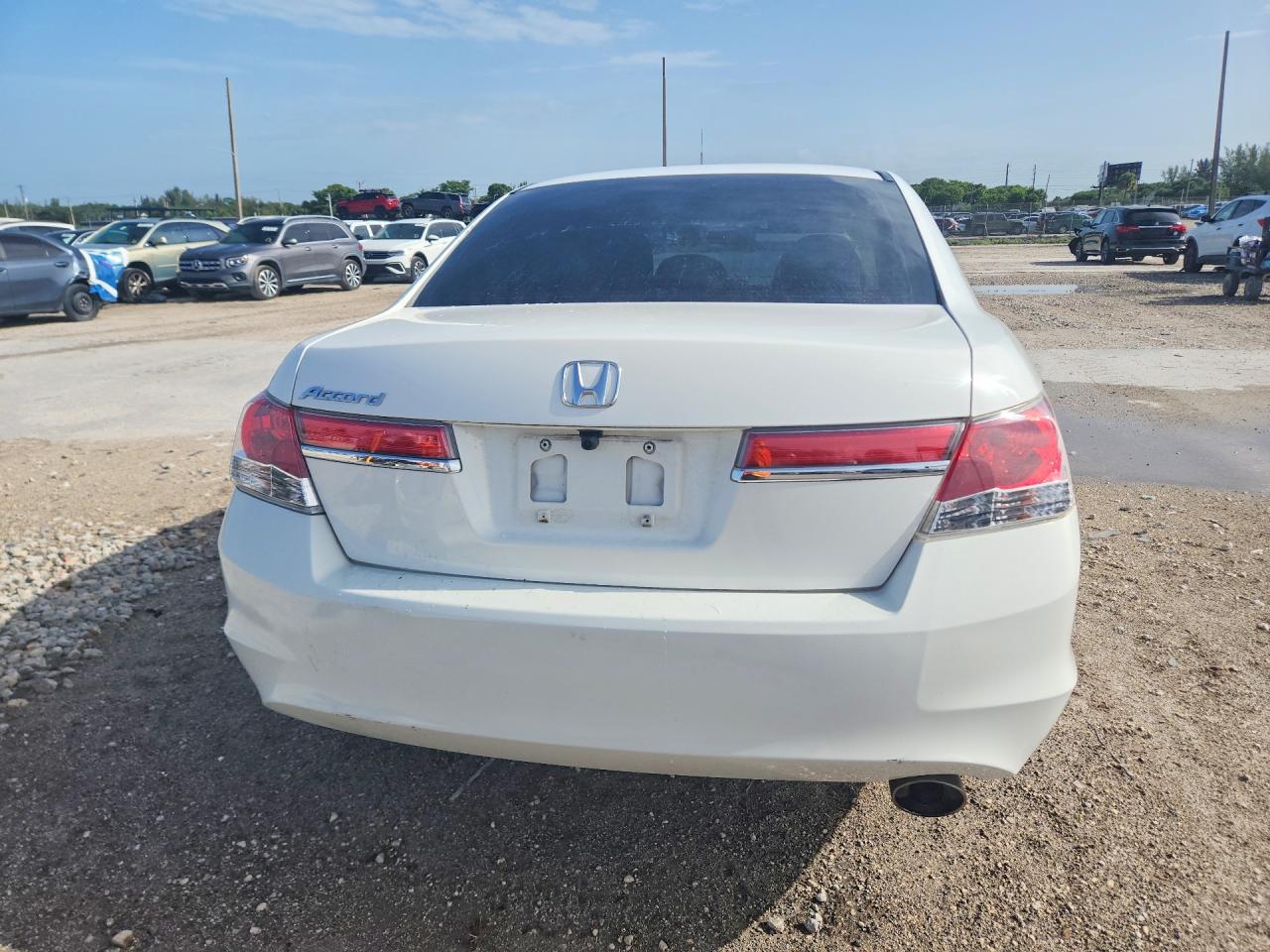 2011 Honda Accord Lx White vin: 1HGCP2F39BA014872