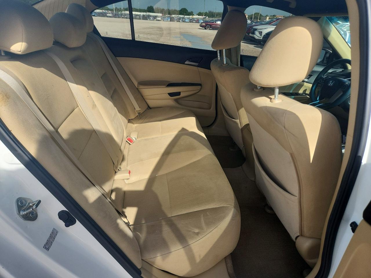 2011 Honda Accord Lx White vin: 1HGCP2F39BA014872