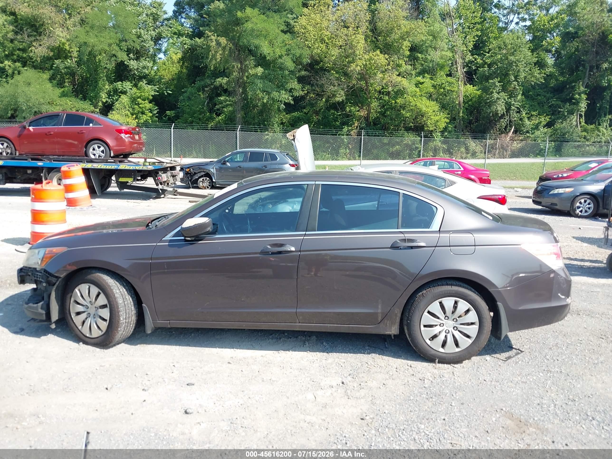 2011 Honda Accord 2.4 Lx Purple vin: 1HGCP2F39BA024883