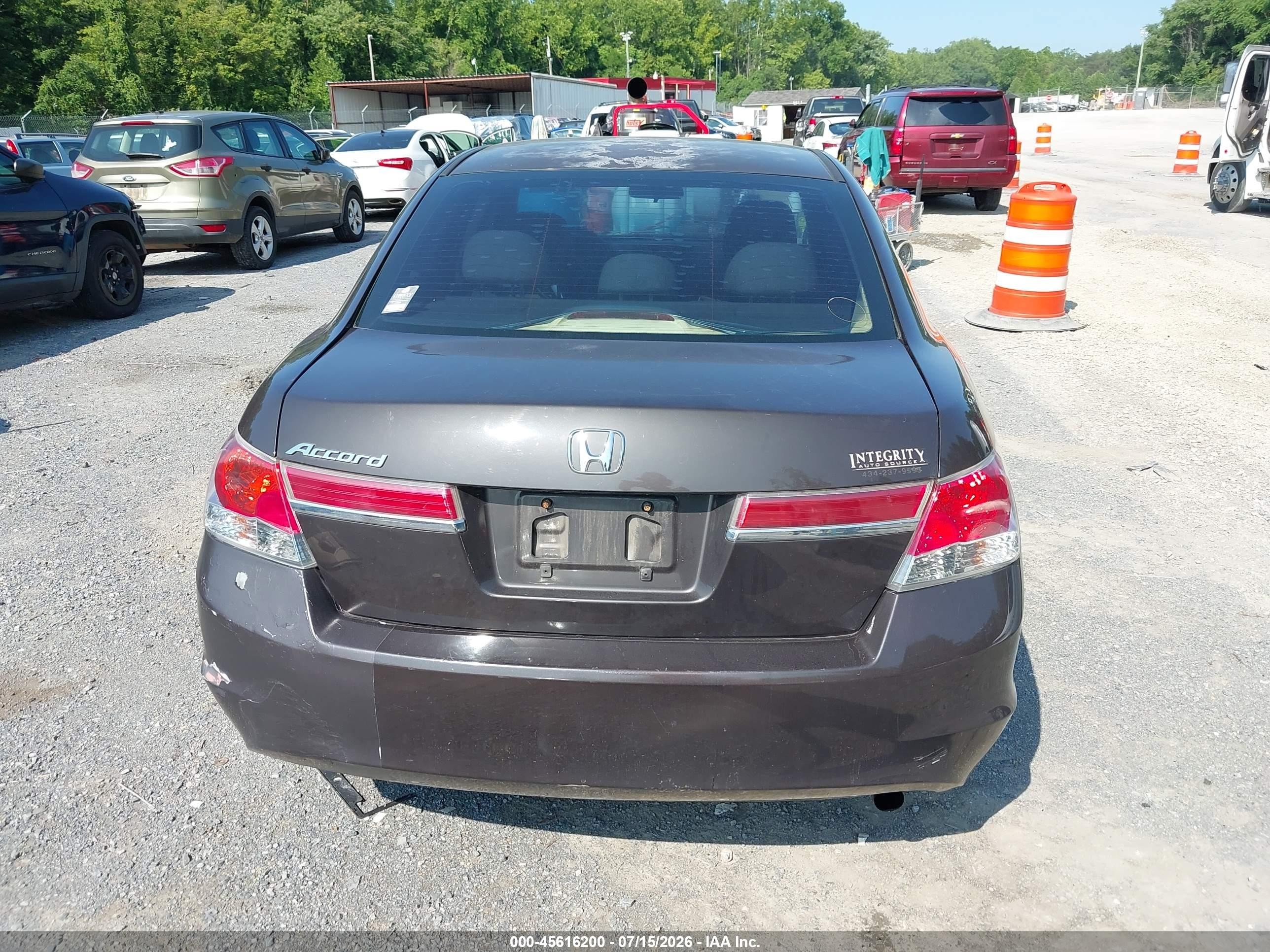 2011 Honda Accord 2.4 Lx Purple vin: 1HGCP2F39BA024883
