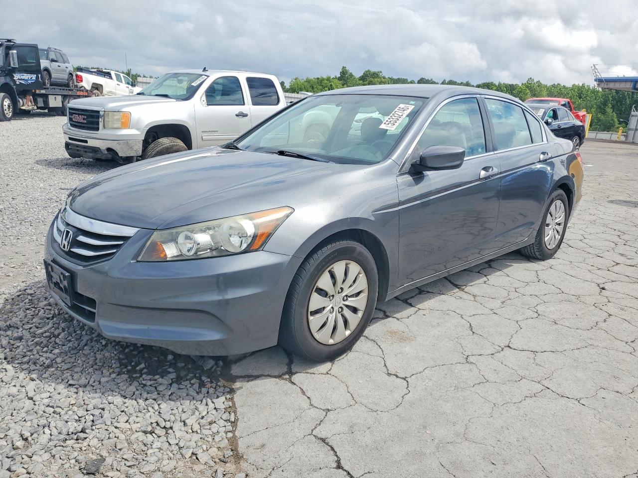 2011 Honda Accord Lx Gray vin: 1HGCP2F39BA030747