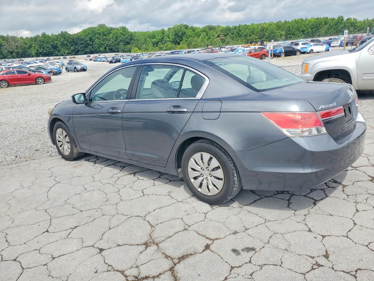 2011 Honda Accord Lx Gray vin: 1HGCP2F39BA030747