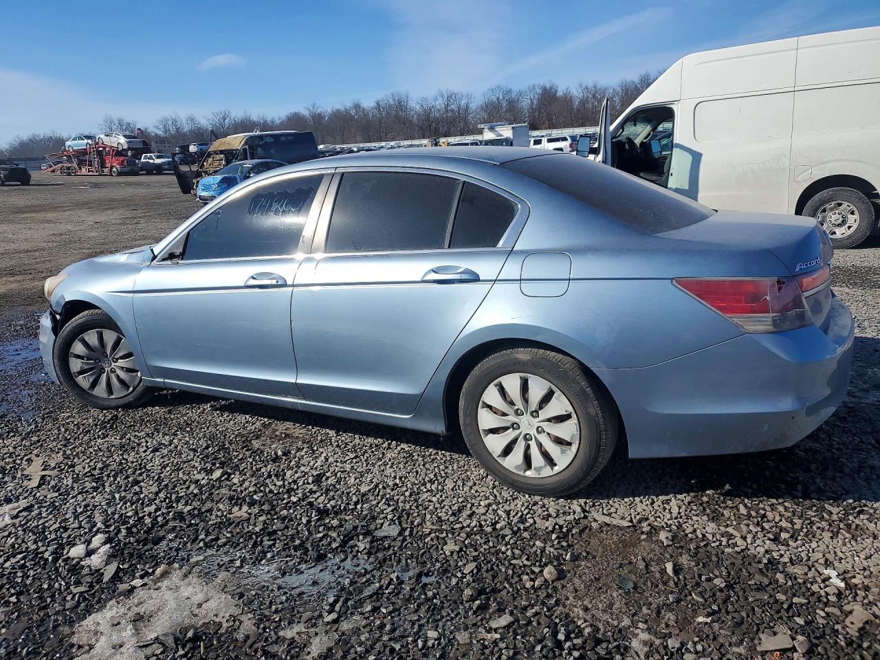 2011 Honda Accord Lx Blue vin: 1HGCP2F39BA083349