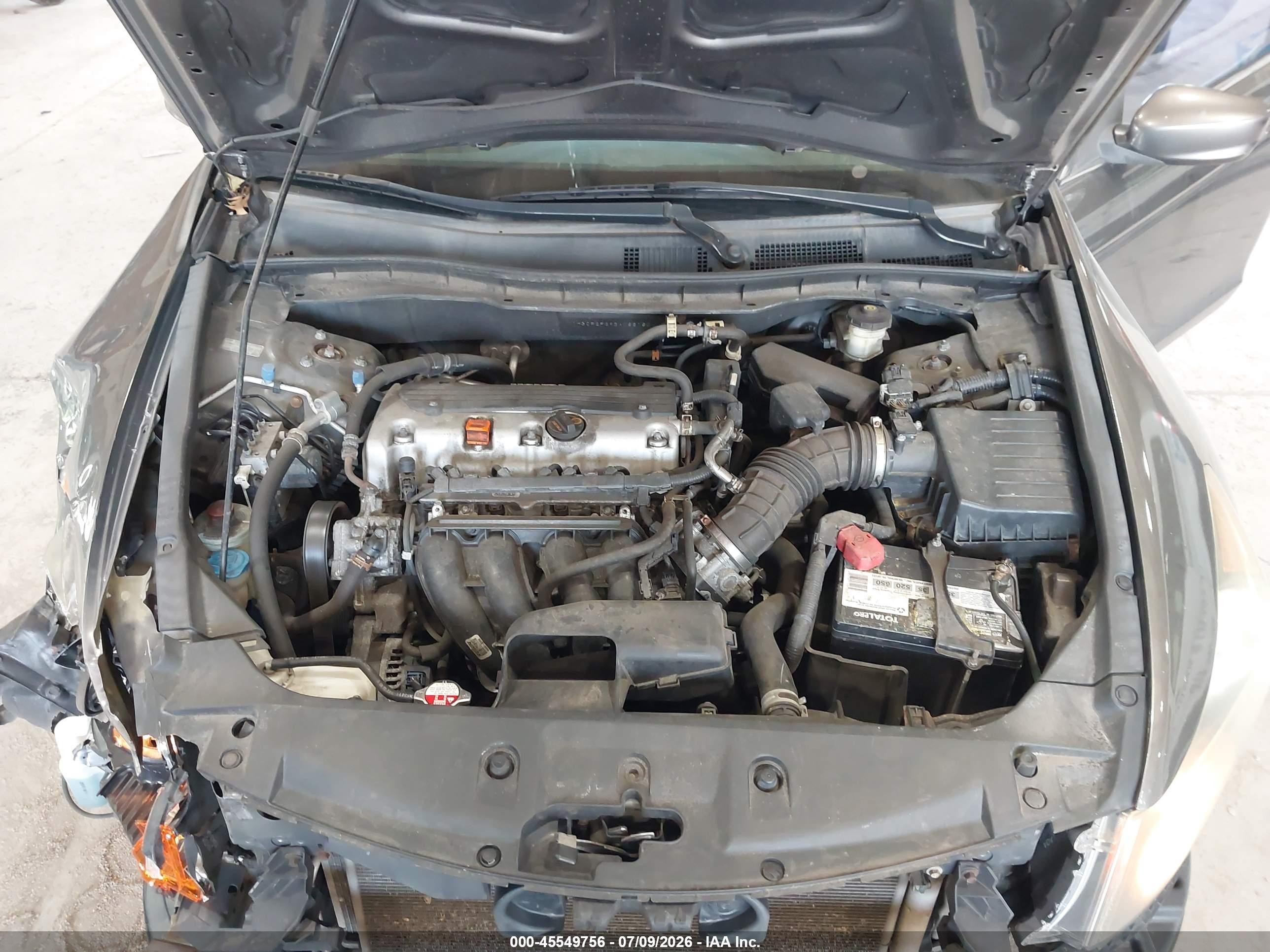 2011 Honda Accord 2.4 Lx Gray vin: 1HGCP2F39BA088180