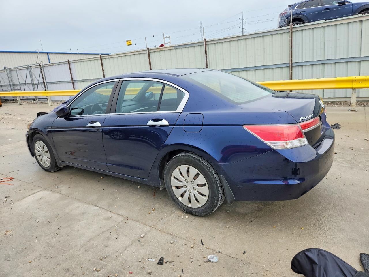 2011 Honda Accord Lx Blue vin: 1HGCP2F39BA102143