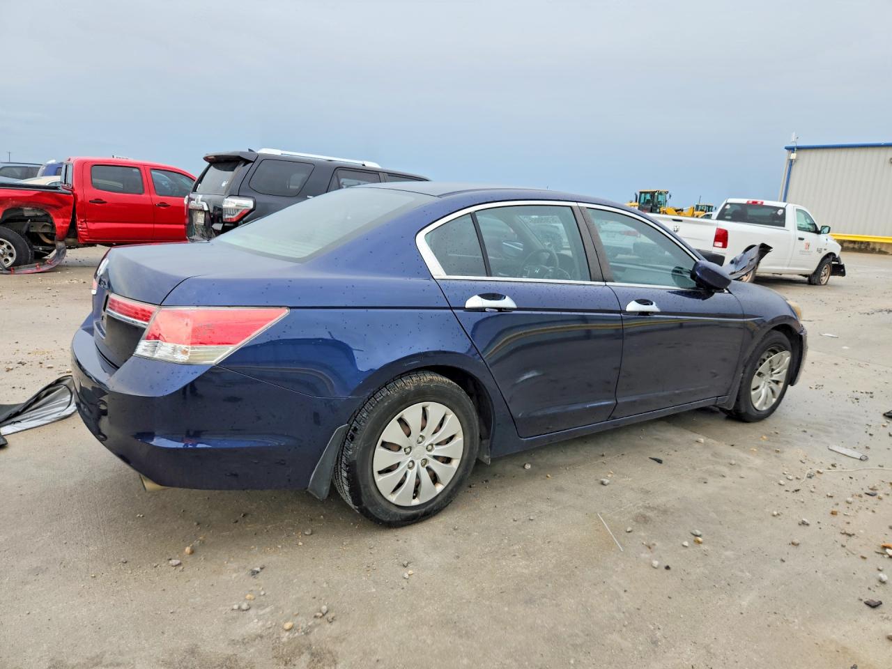 2011 Honda Accord Lx Blue vin: 1HGCP2F39BA102143