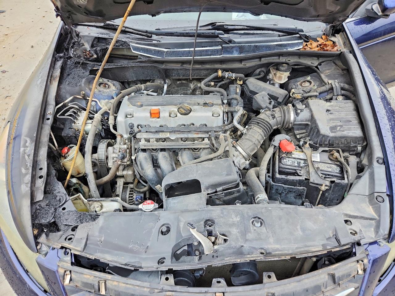 2011 Honda Accord Lx Blue vin: 1HGCP2F39BA102143