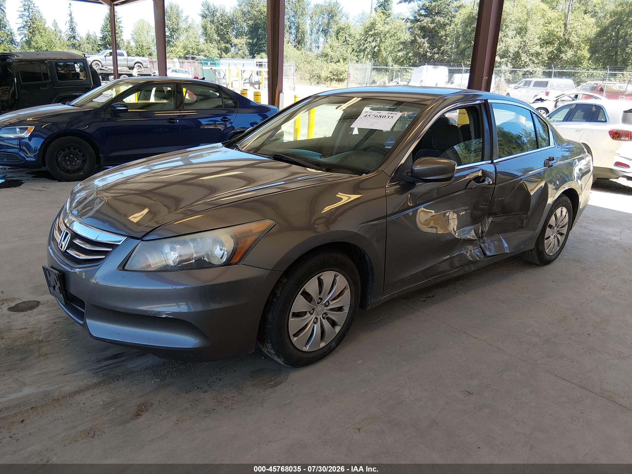 2011 Honda Accord 2.4 Lx Silver vin: 1HGCP2F39BA134932