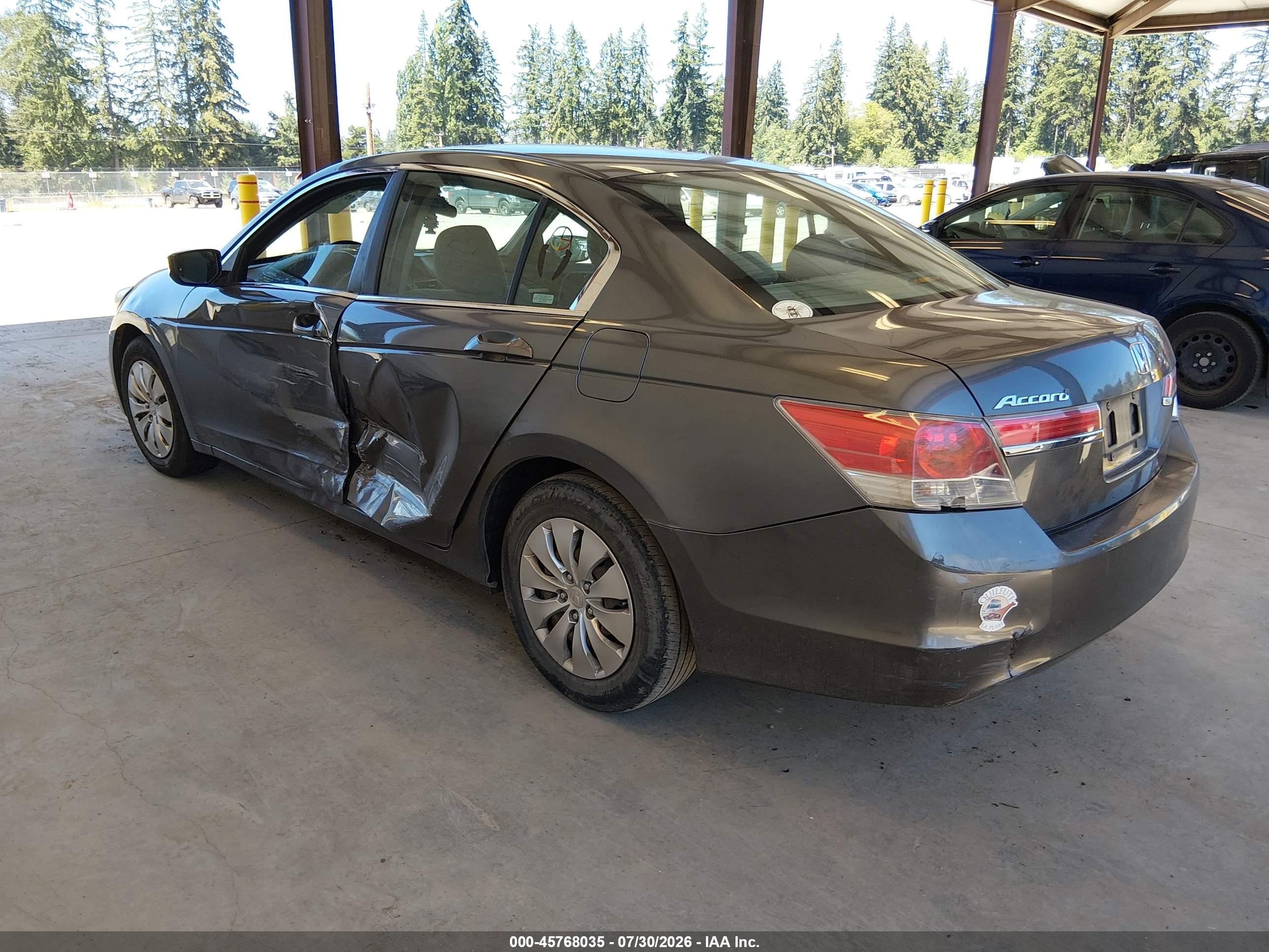 2011 Honda Accord 2.4 Lx Silver vin: 1HGCP2F39BA134932