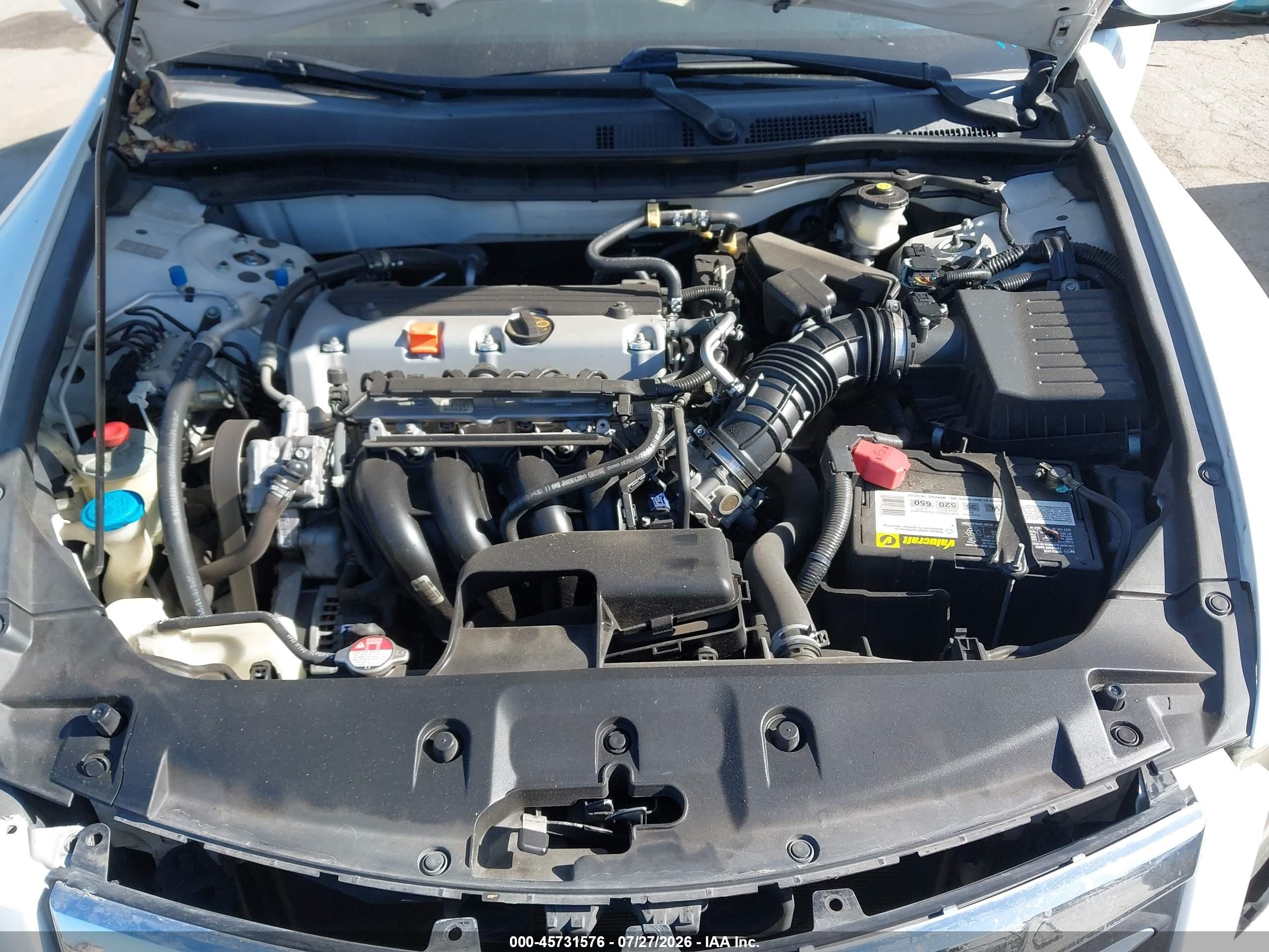 2012 Honda Accord Sdn Lx Белый vin: 1HGCP2F39CA015165