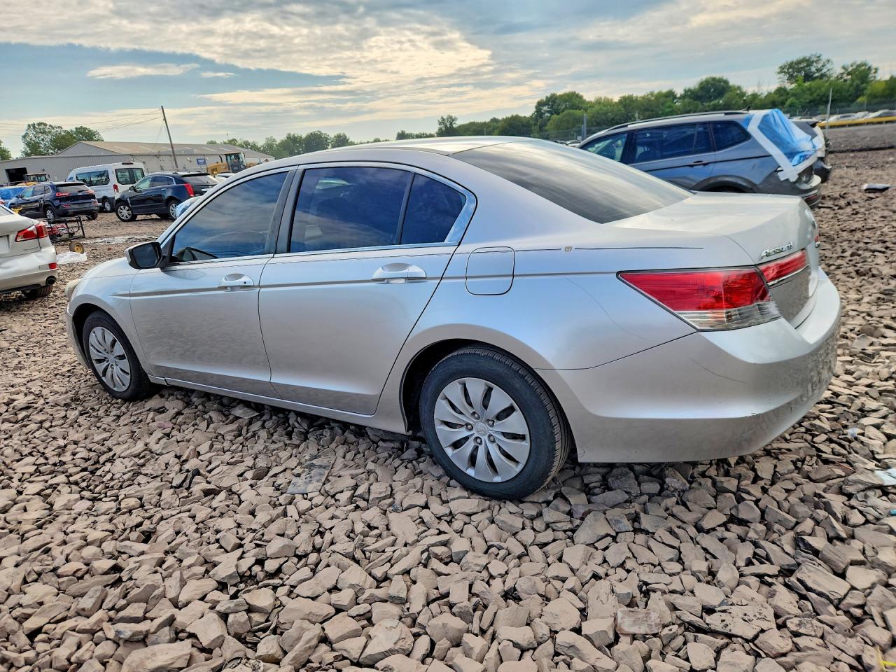 2012 Honda Accord Lx Silver vin: 1HGCP2F39CA023976
